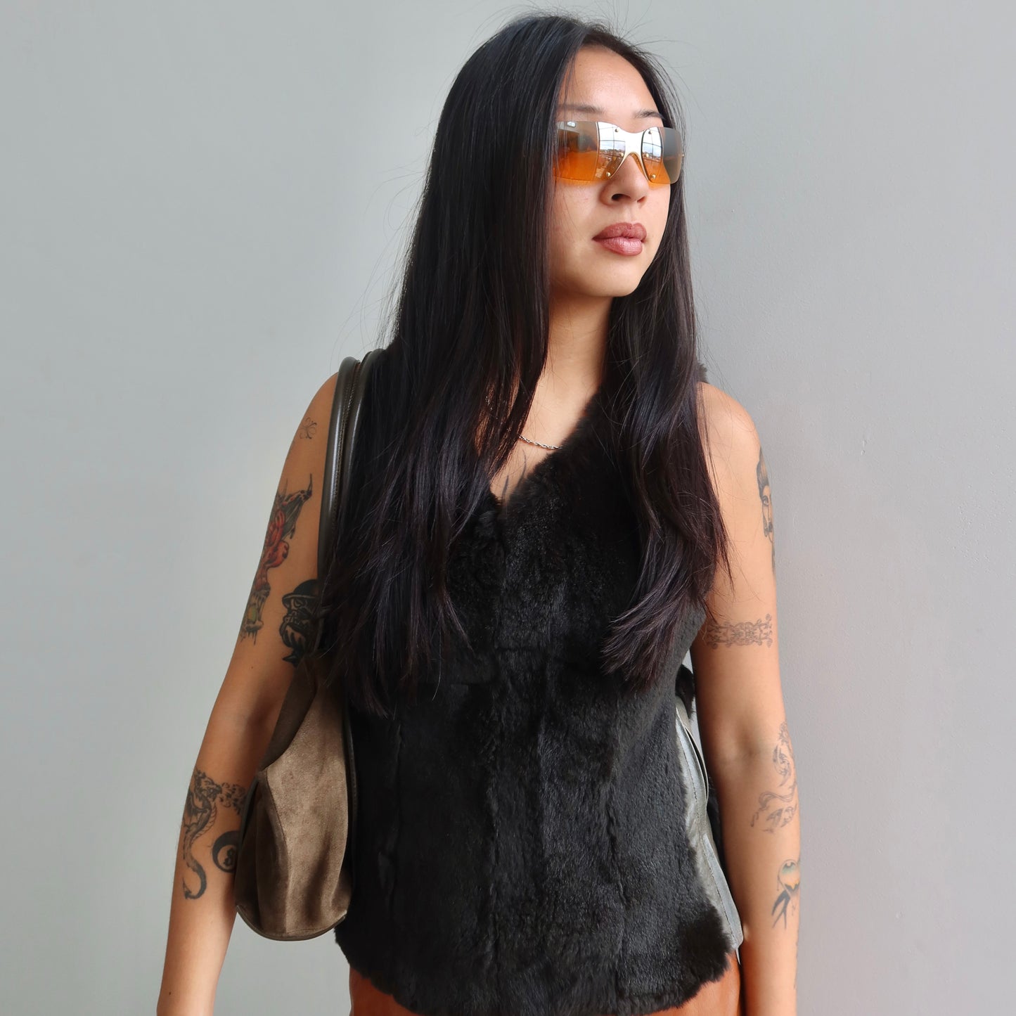 Celine Orange Tinted Sunglasses