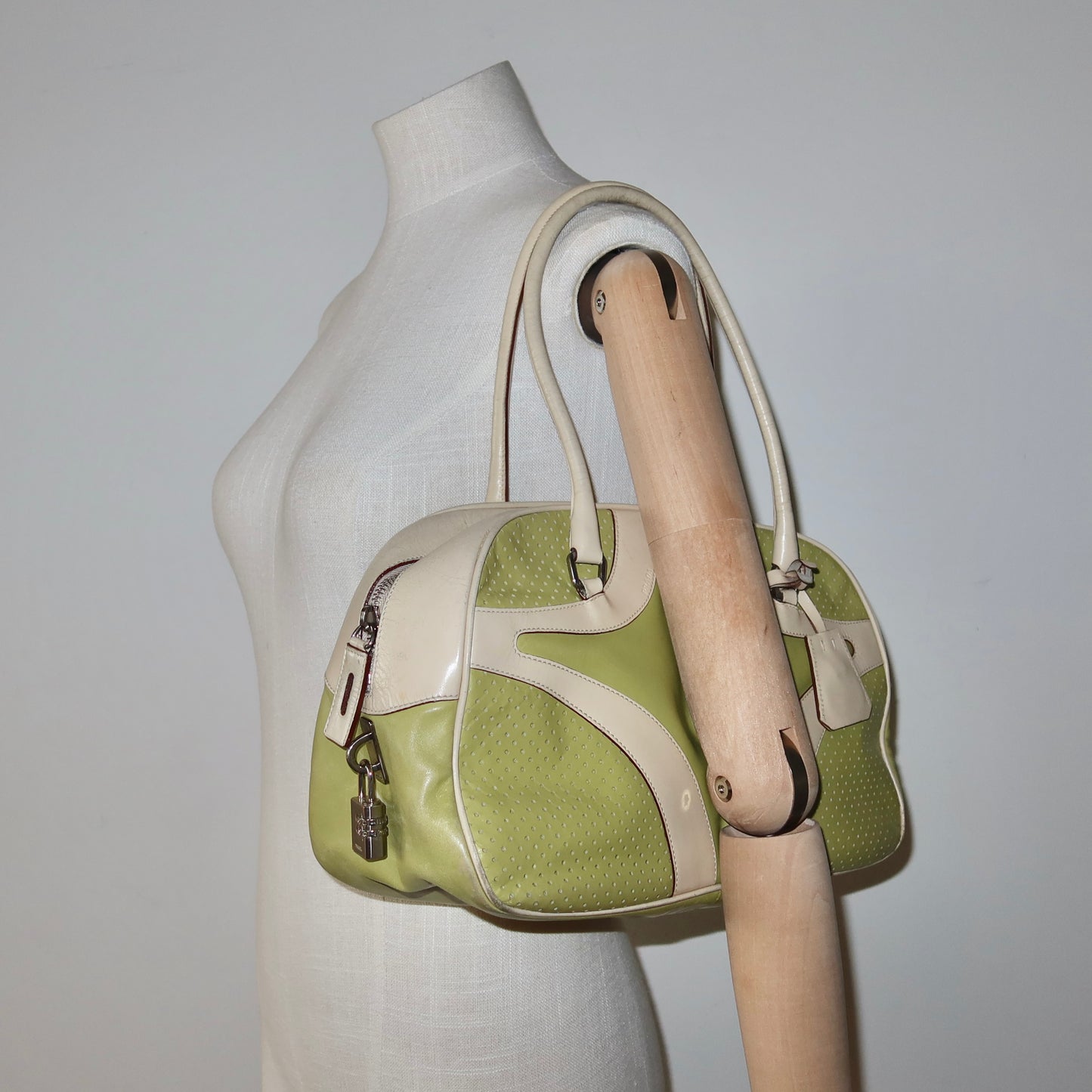 Prada Green Bowling Bag