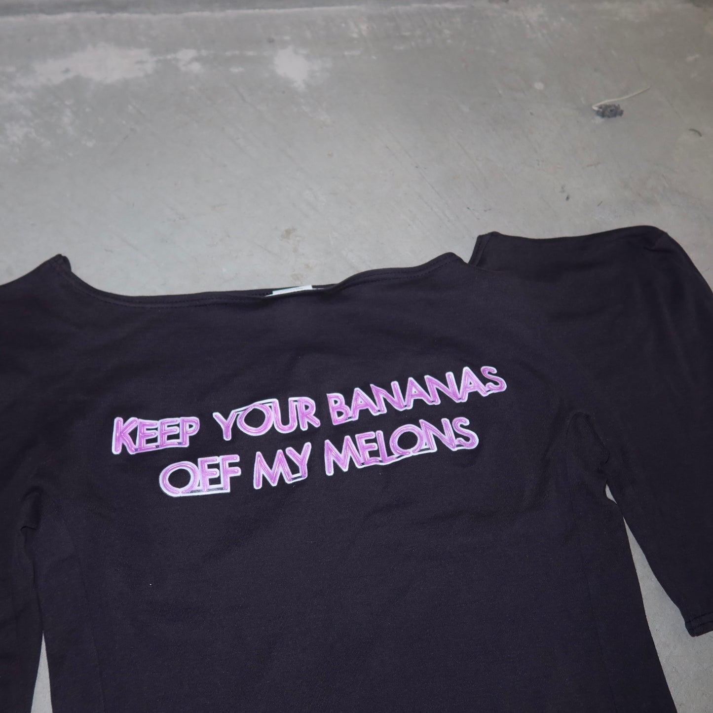 Chloé SS2001 ‘Keep Your Bananas Off My Melons’ Top