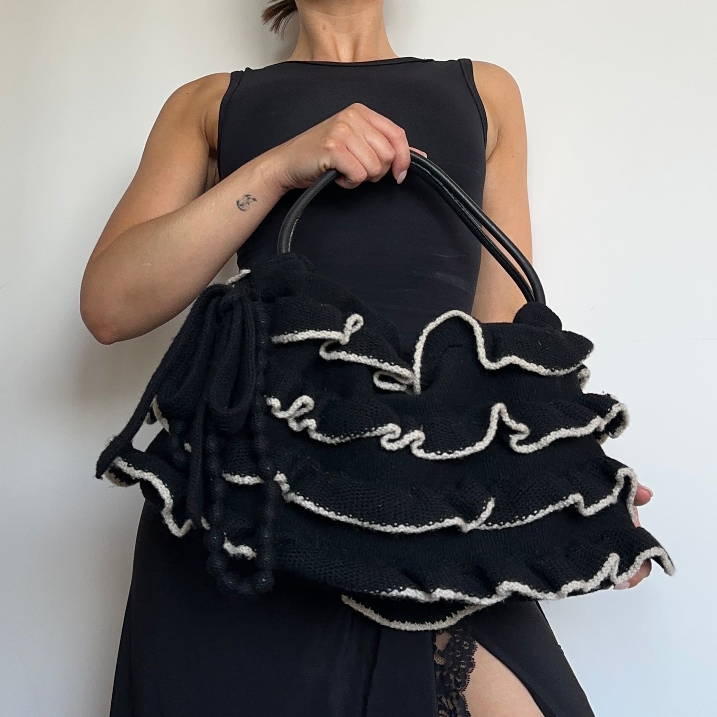 Sonia Rykiel Knitted Domino Bag