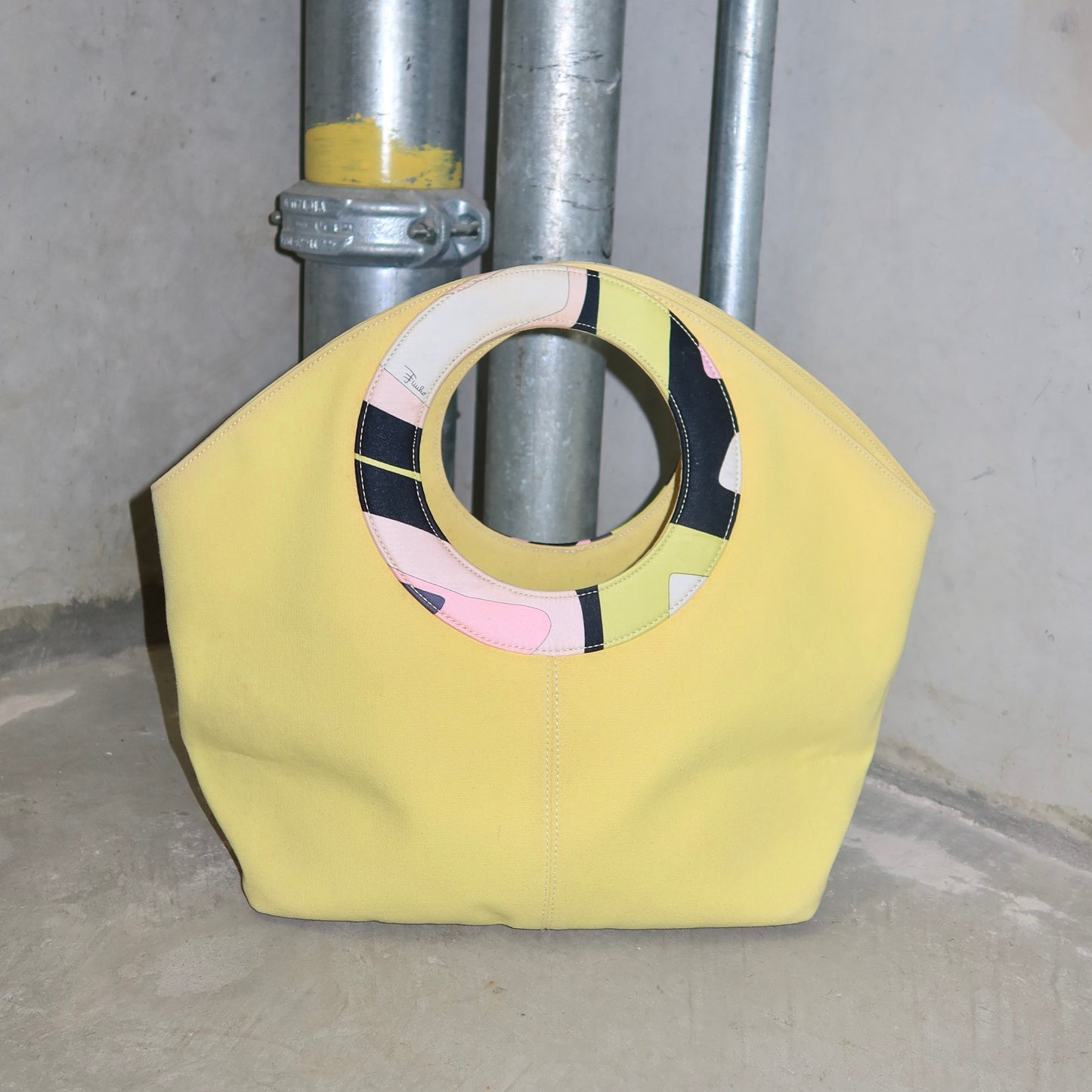 Emilio Pucci Large Yellow Bag
