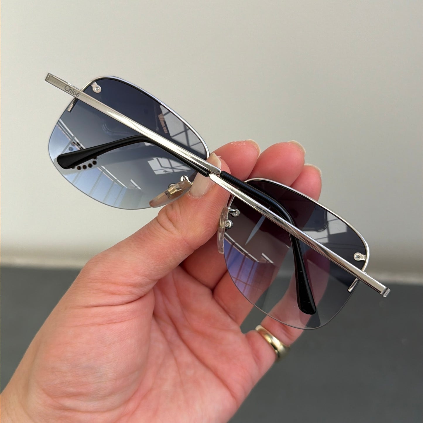 Chloé SS1999 Blue Aviators