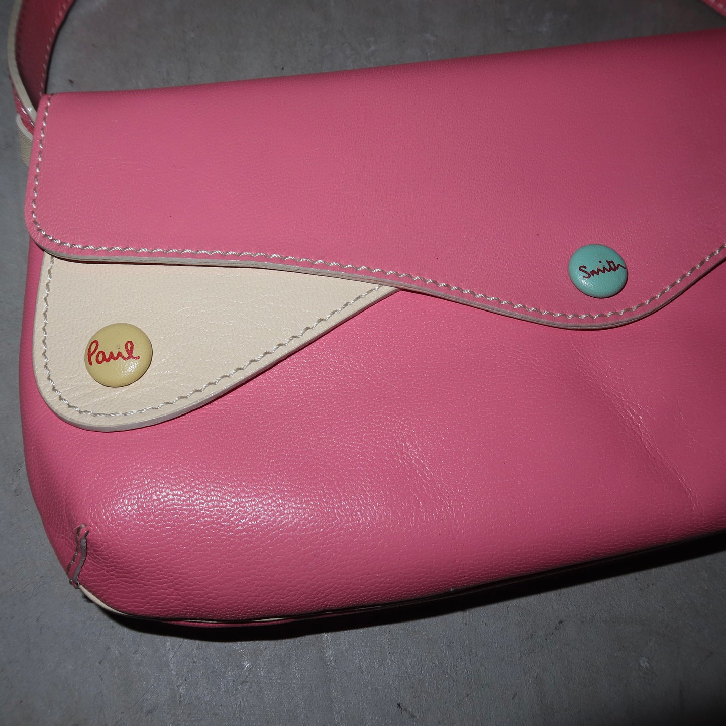 Paul Smith Pink Leather Bag