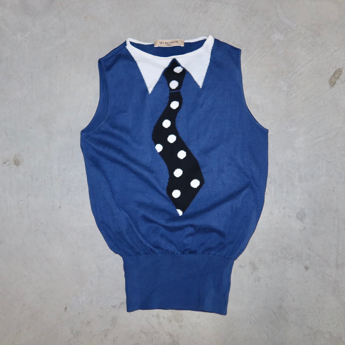 See by Chloé Shirt & Tie Top