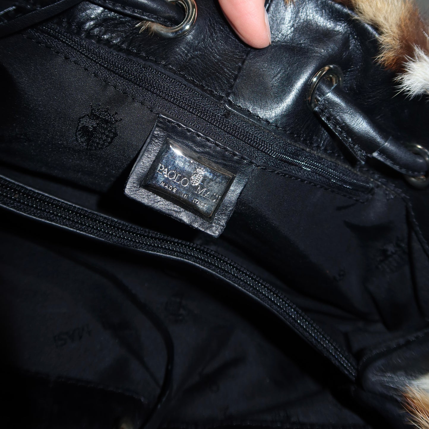 Paolo Masi Real Fur Bag