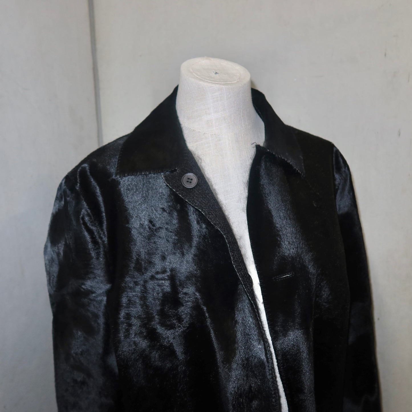 Marni Black Cowhide Coat