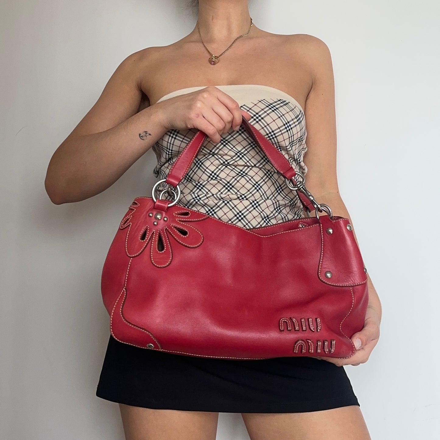Miu Miu Rare Red Leather Bag