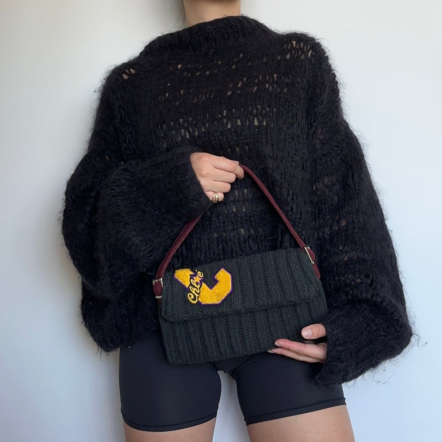 Chloe by Stella McCartney Knitted Varsity Bag