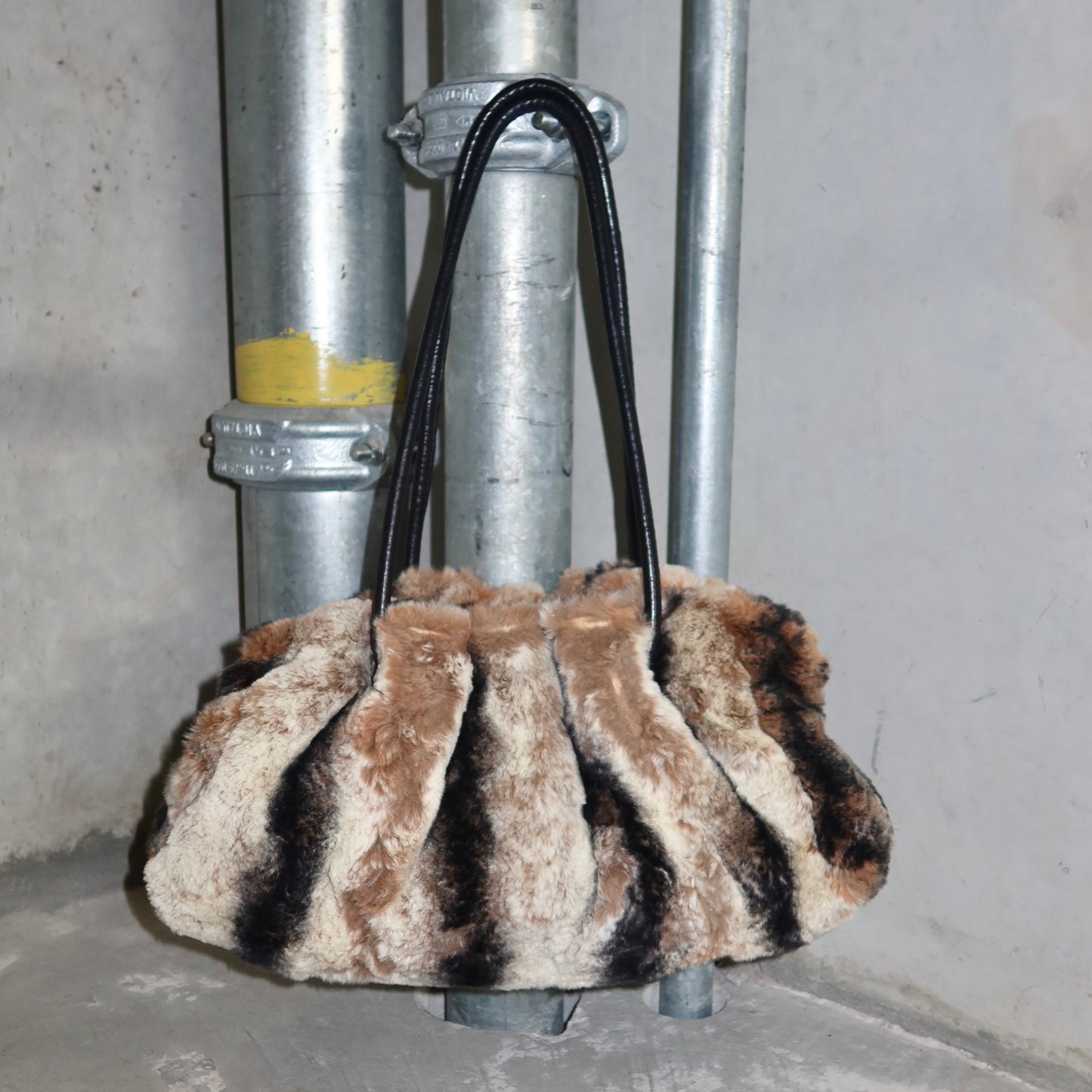 Vintage Italian Rabbit Fur Bag