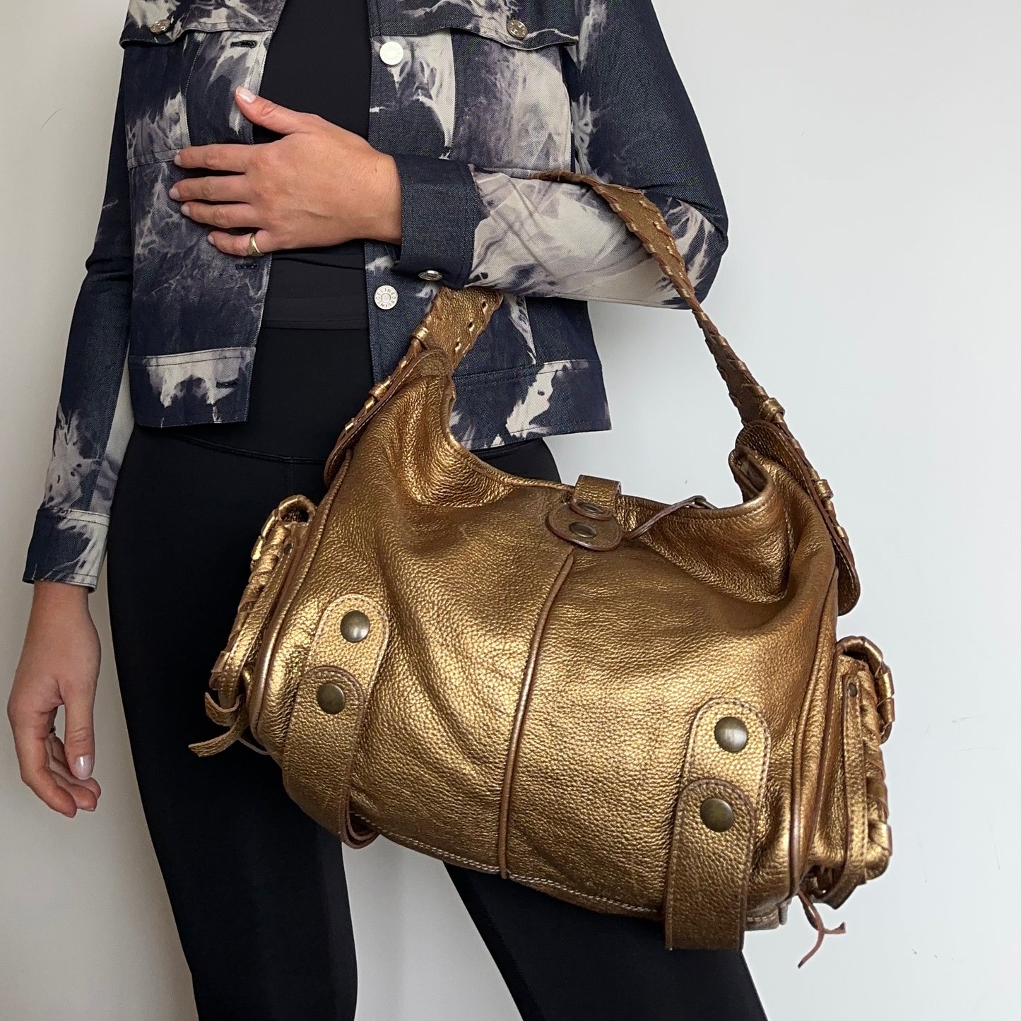 Chloé Gold Silverado Tote