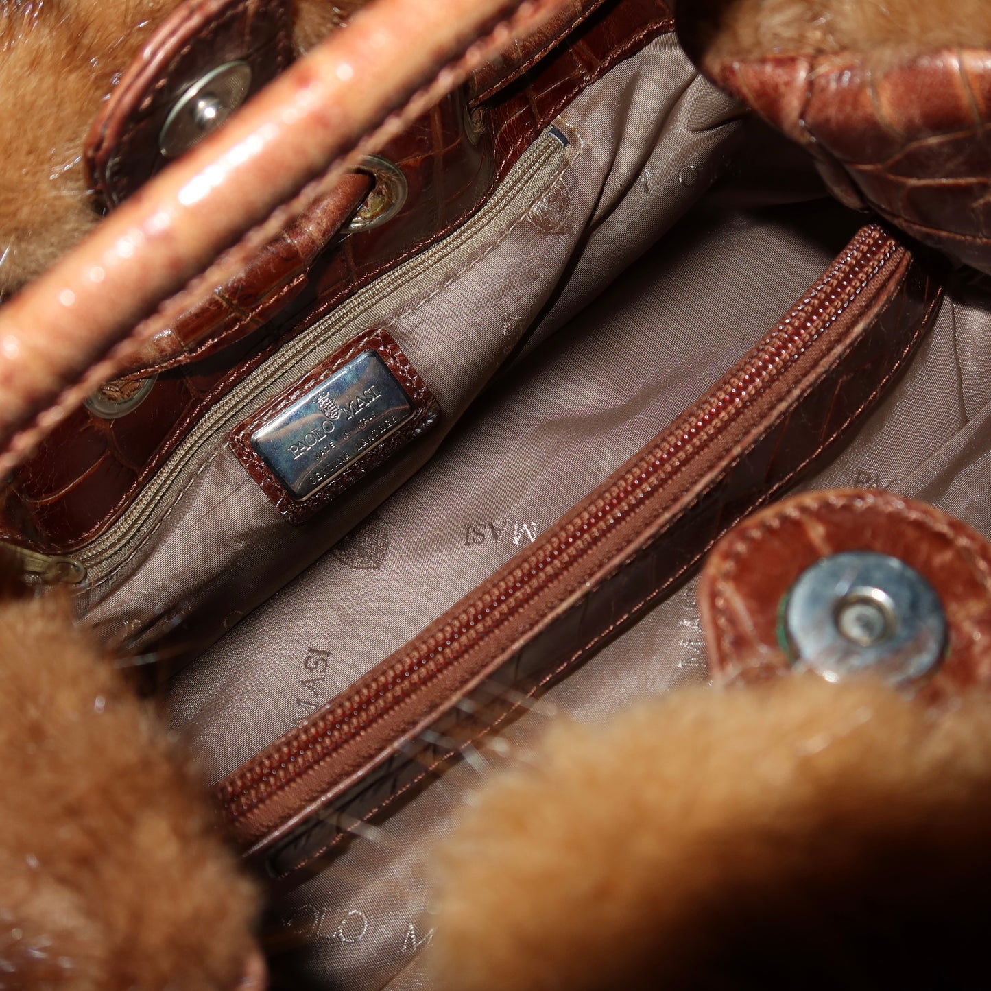 Paolo Masi Mink Fur Bag