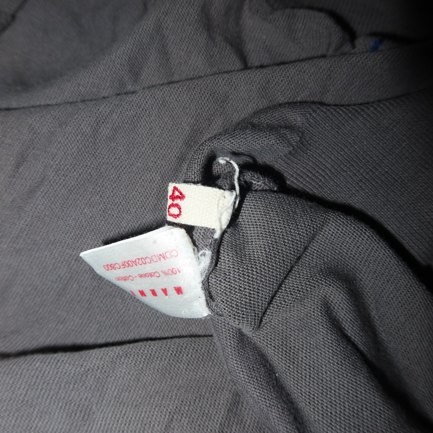 Marni Grey Cotton Cardigan