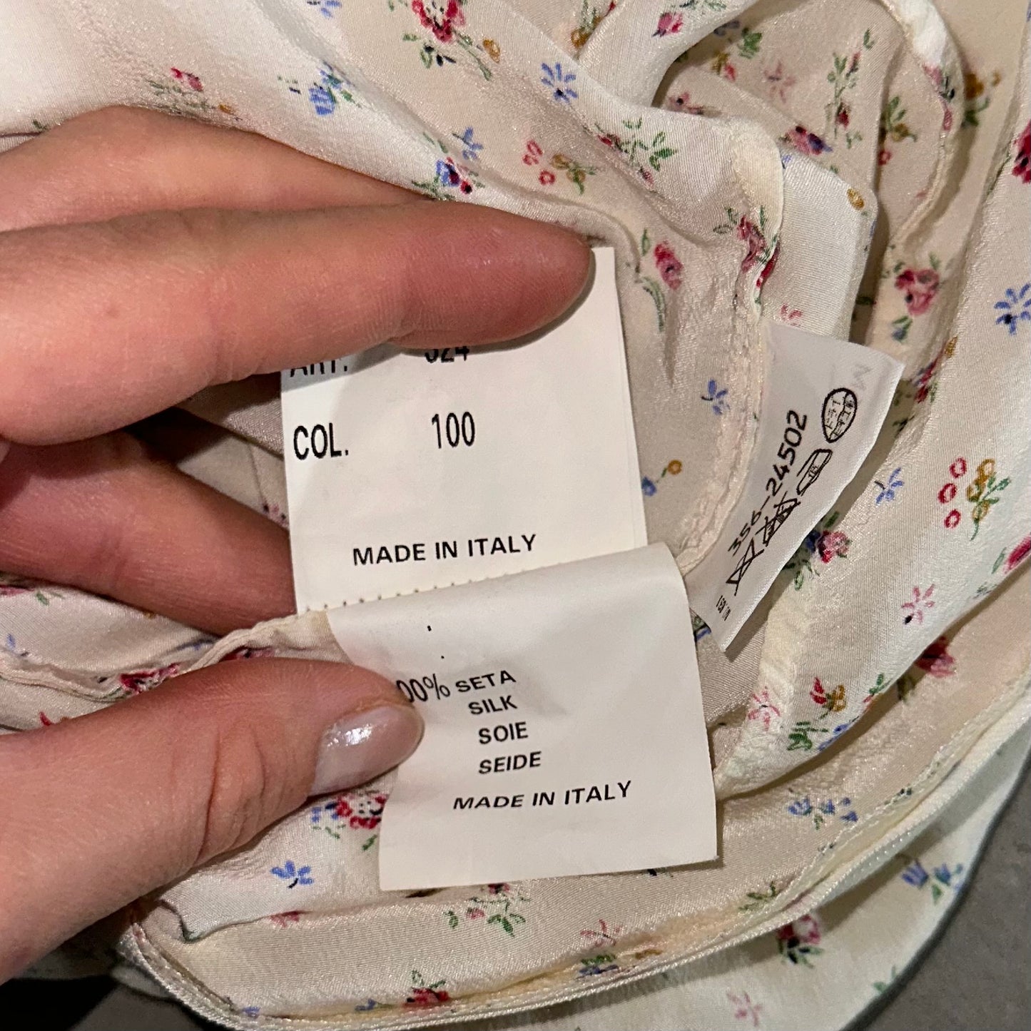 Vivienne Westwood Couture Silk Floral Top