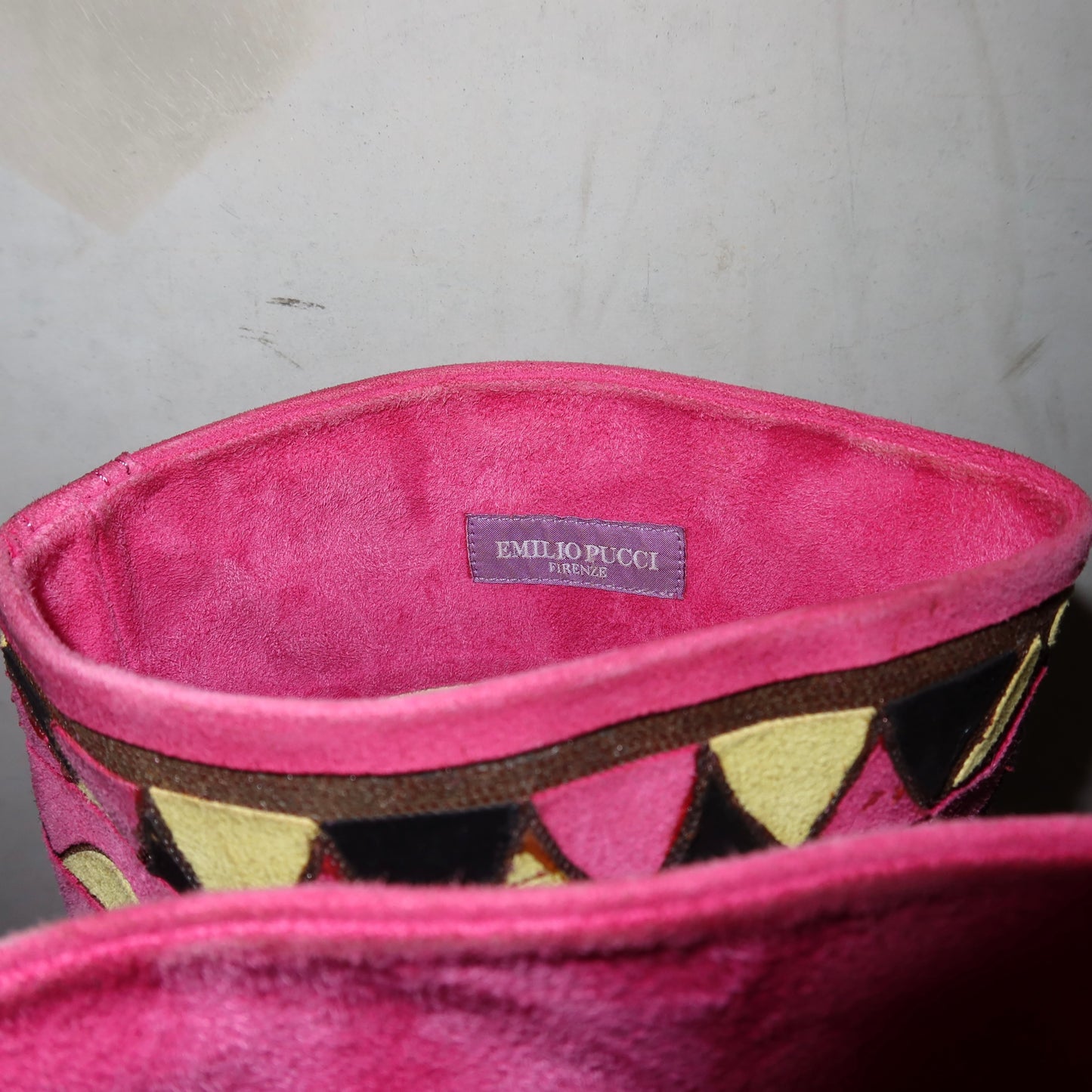 Emilio Pucci Pink Suede Boots (38)