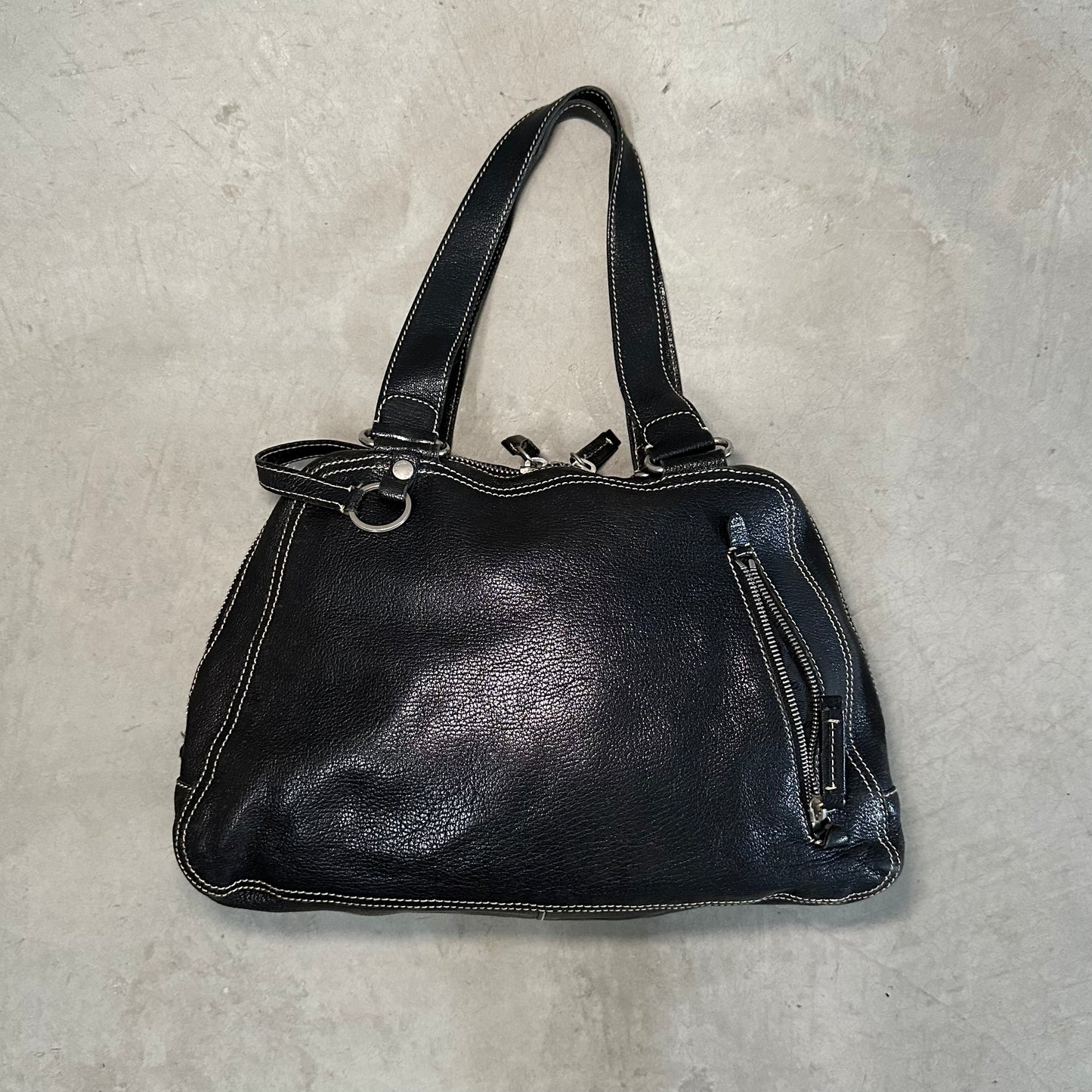 Prada Black Leather Handbag