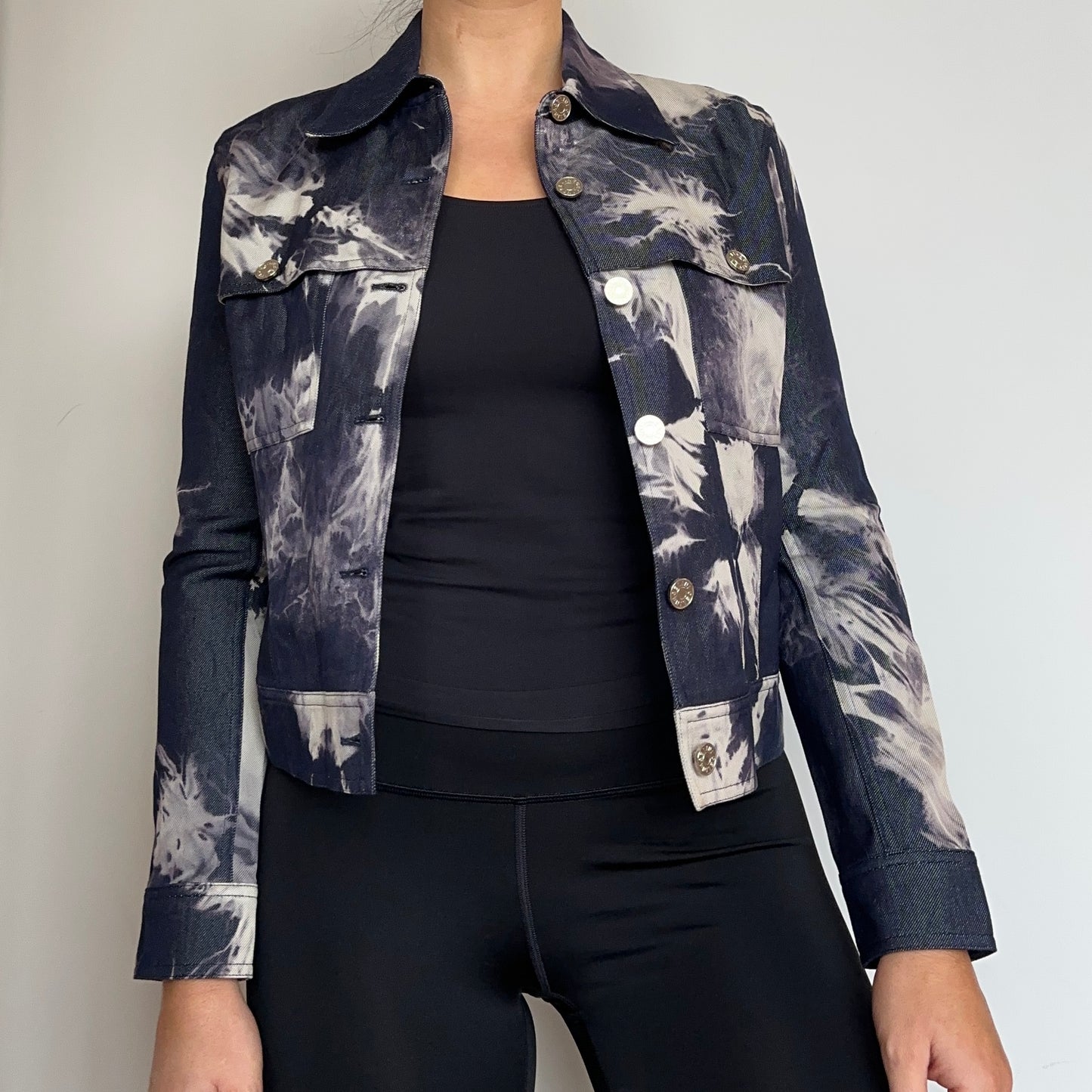Celine SS2000 Tie Dye Denim Jacket
