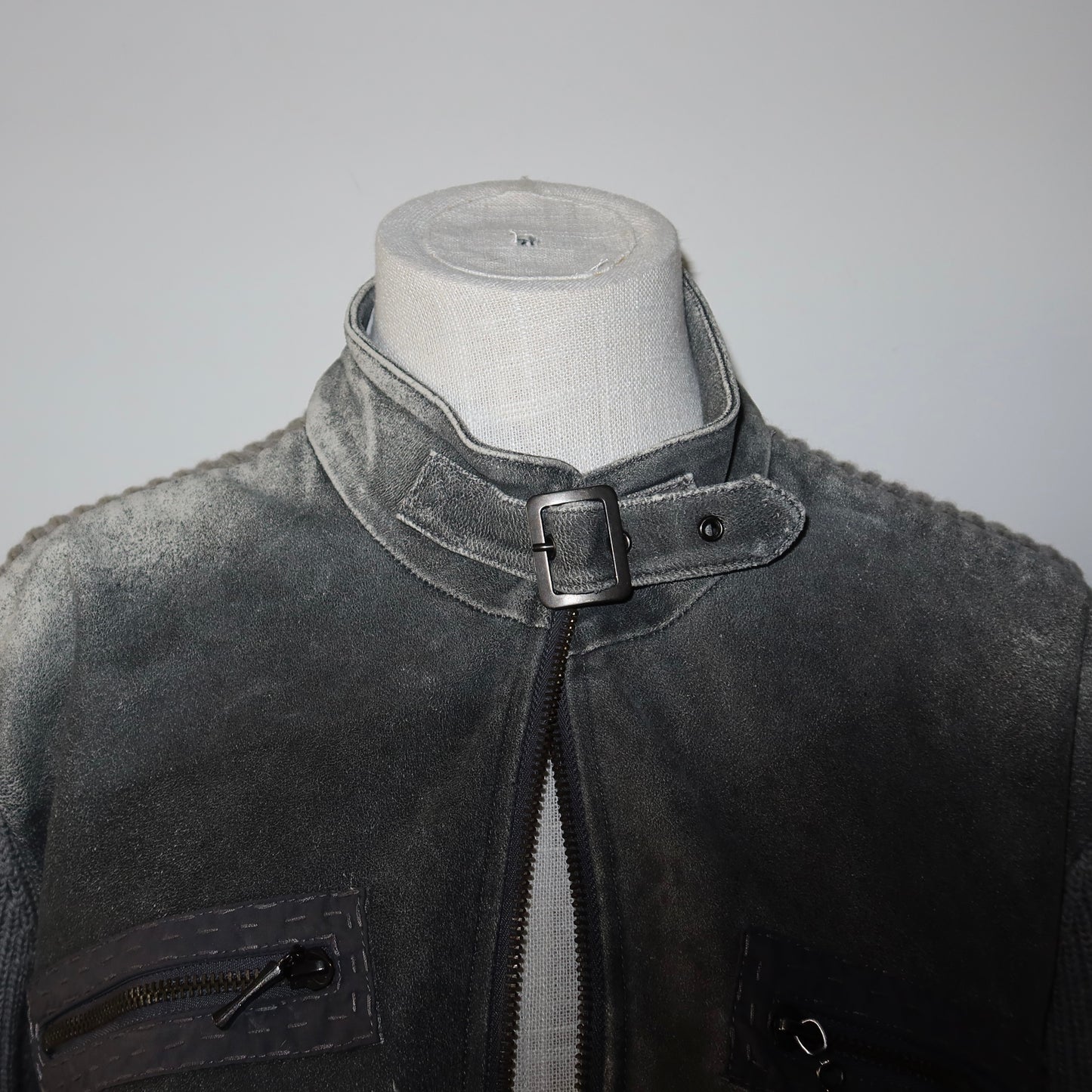 Cavalli Class Men’s Leather Jacket