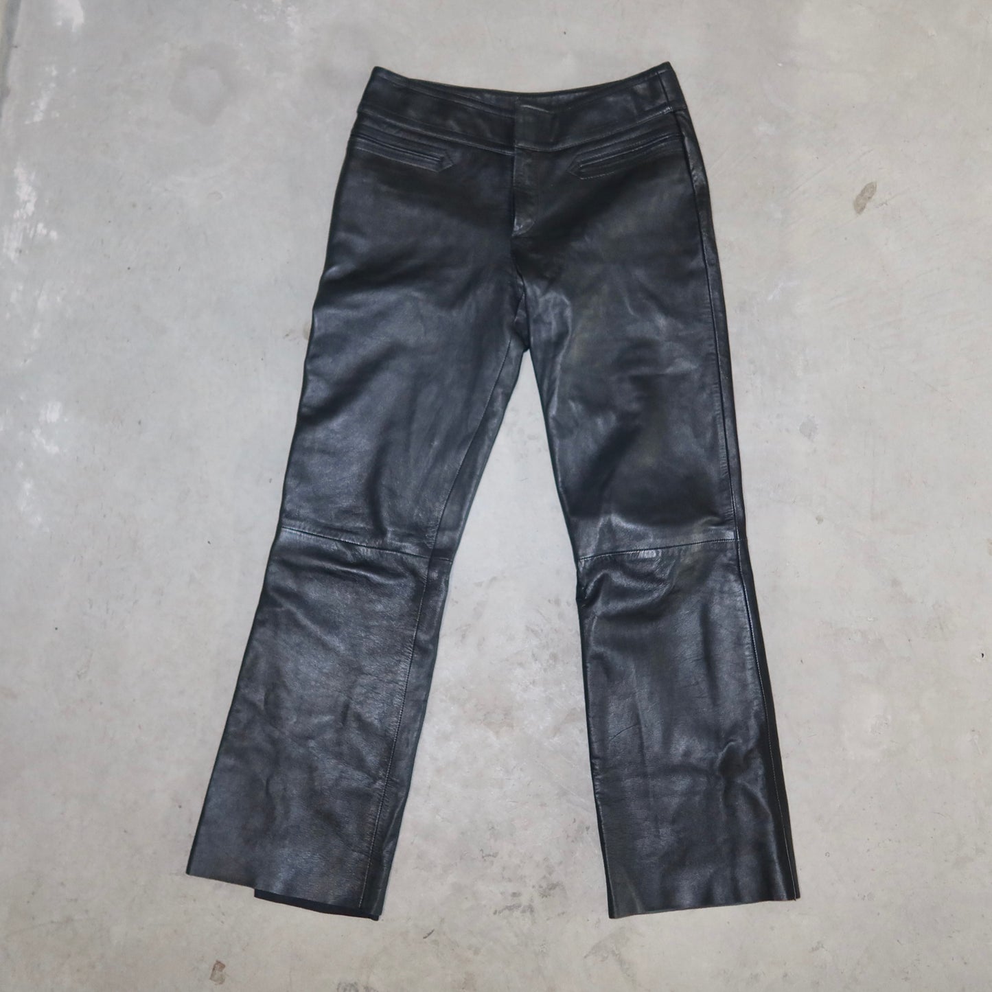 Gucci by Tom Ford Leather Trousers