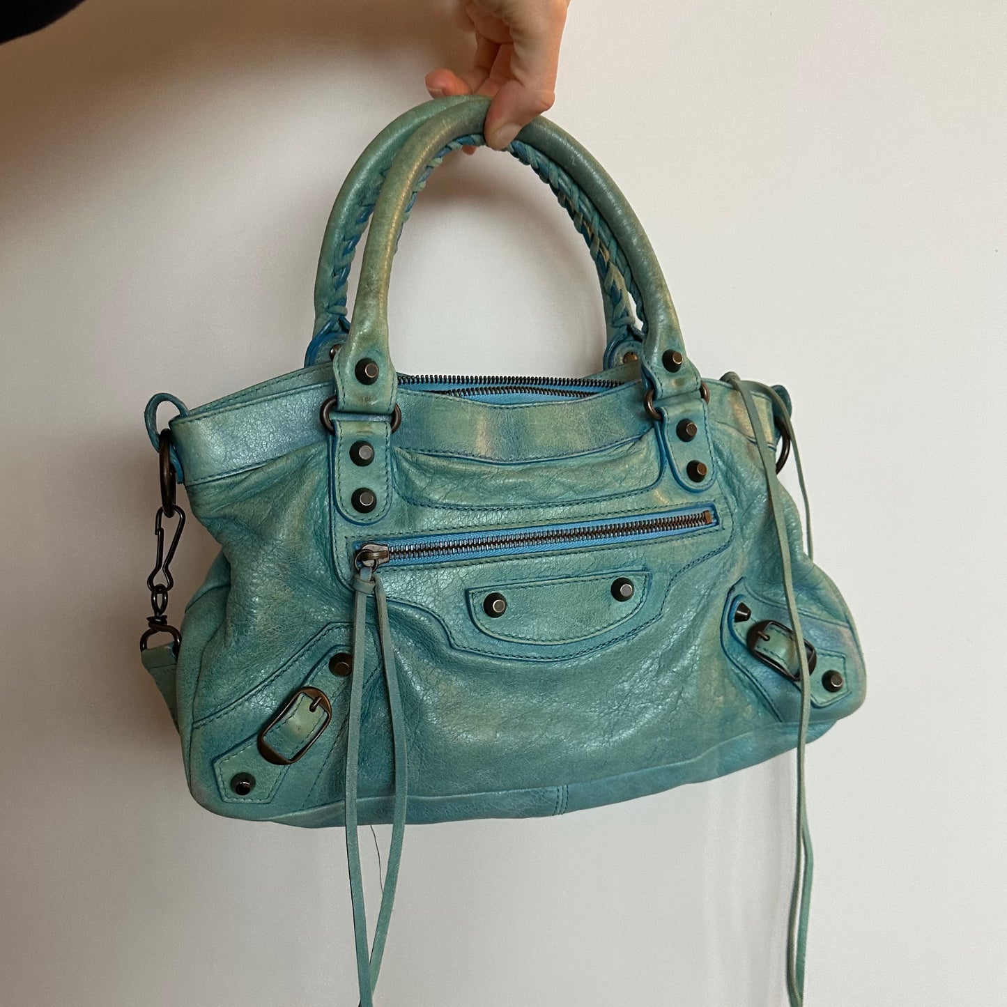 Balenciaga Aqua Blue 'The First' Bag