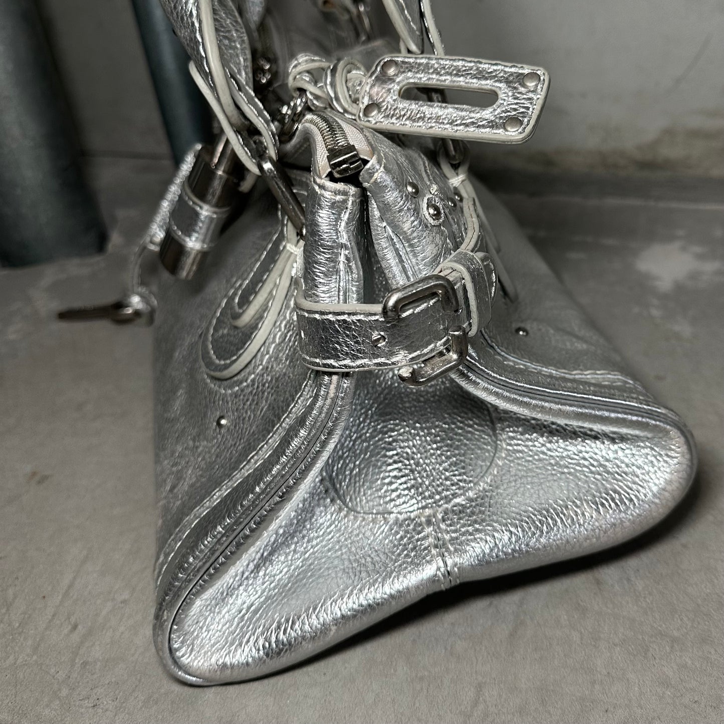Chloé Silver Paddington Bag