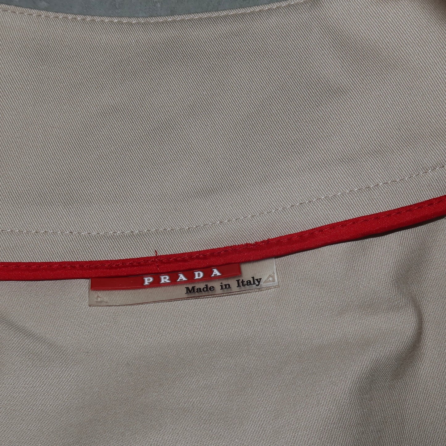 Prada Sport Beige Double Zips Skirt