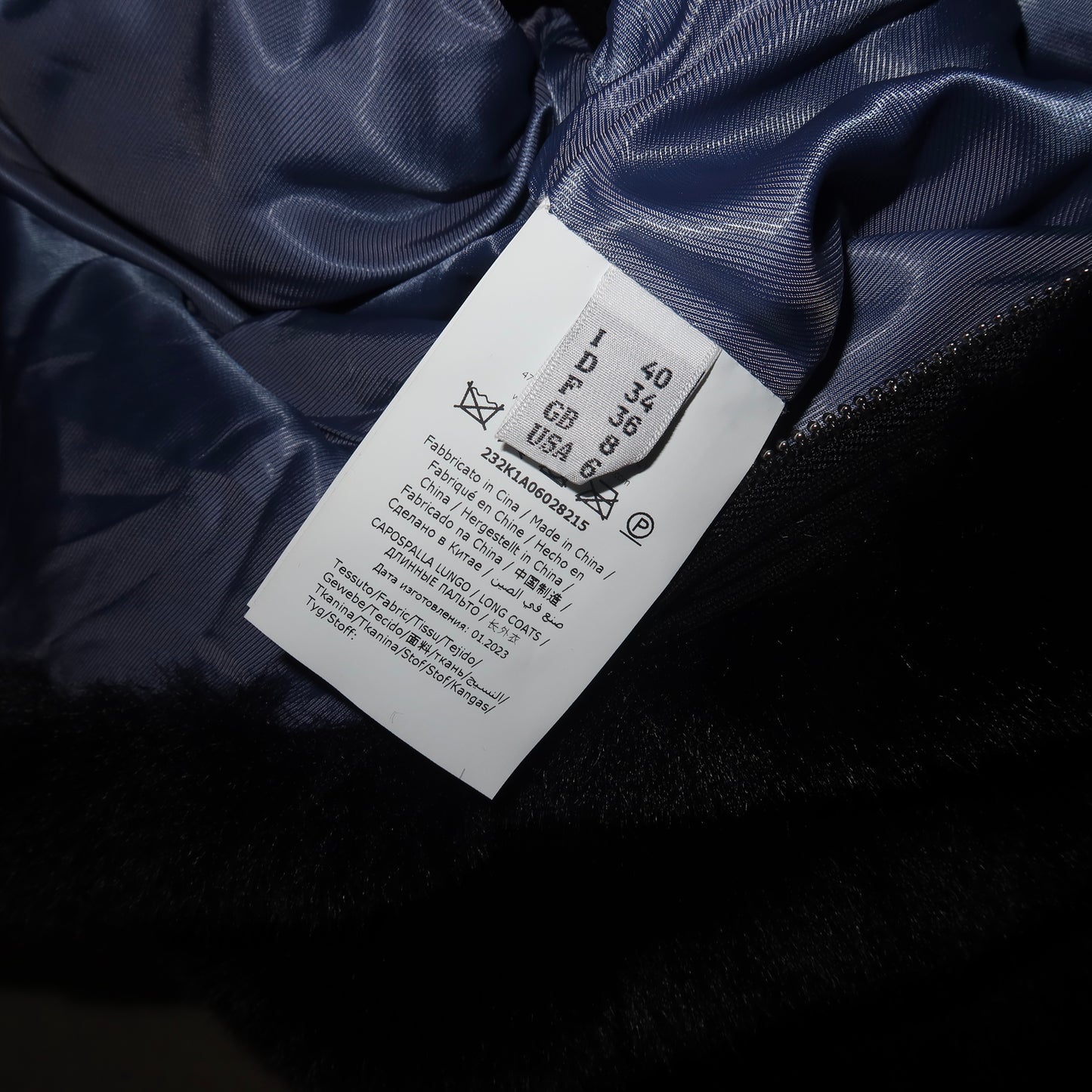Moschino Faux Fur Cropped Jacket