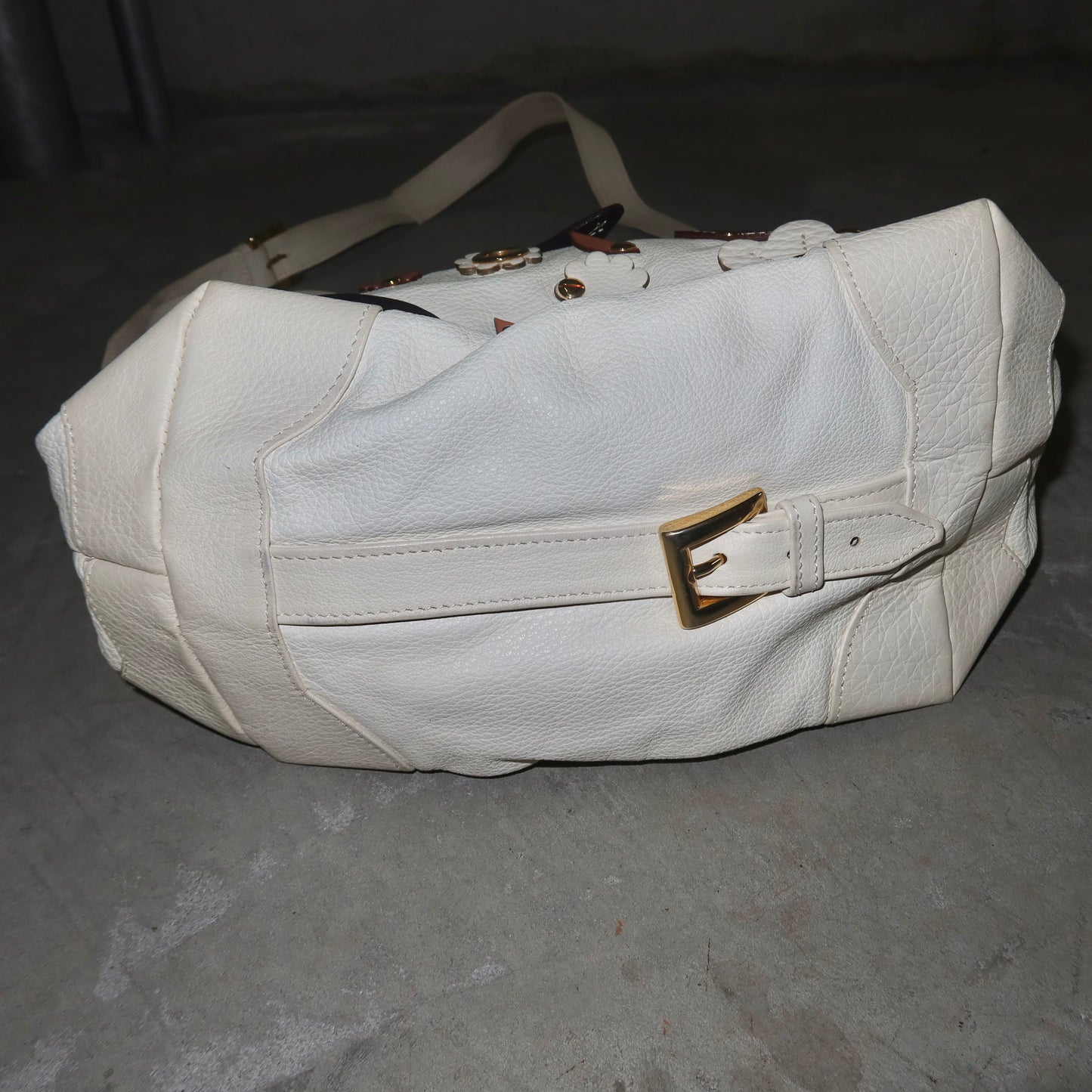 Marni 3D Flower Leather Messenger
