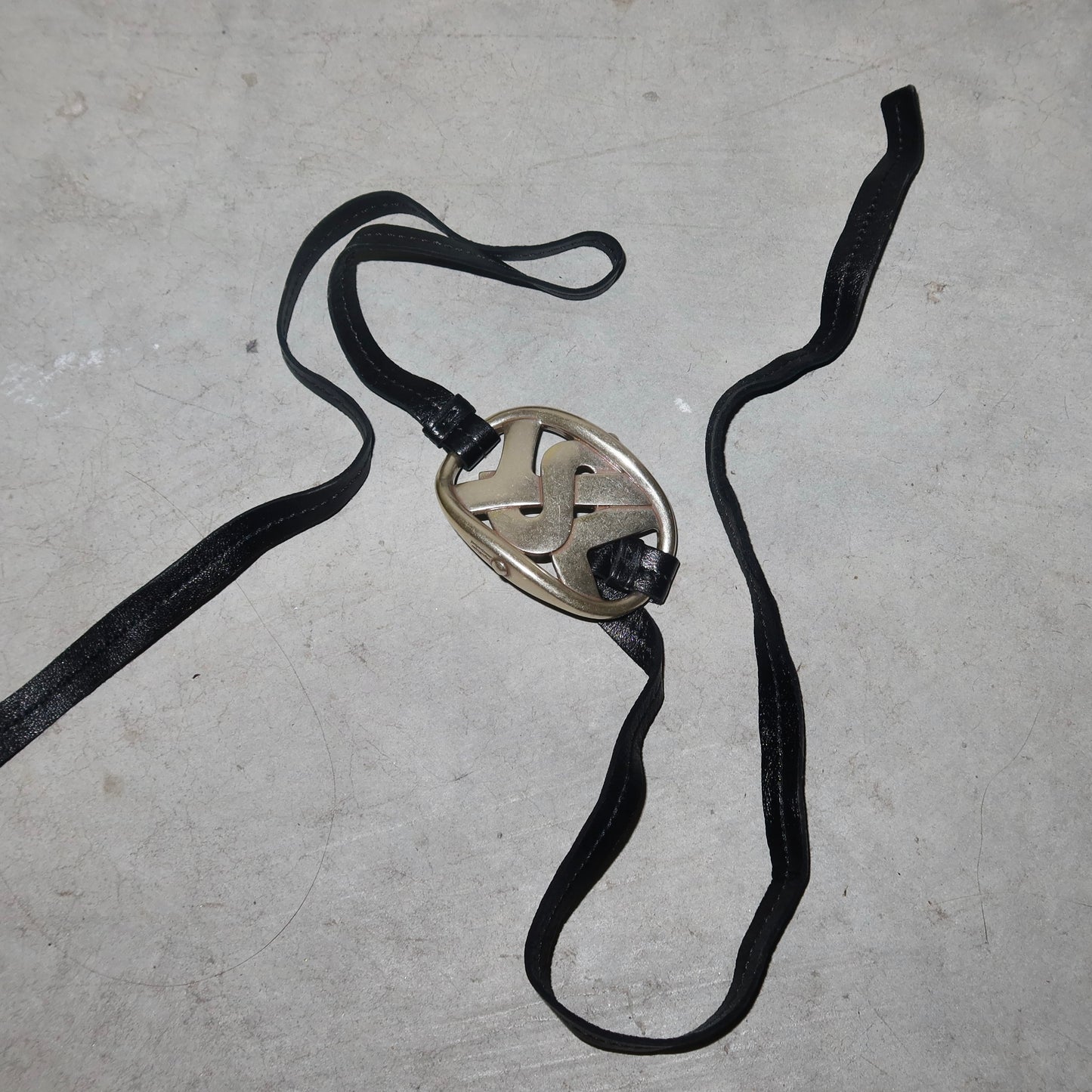 YSL AW2003 Leather Belt
