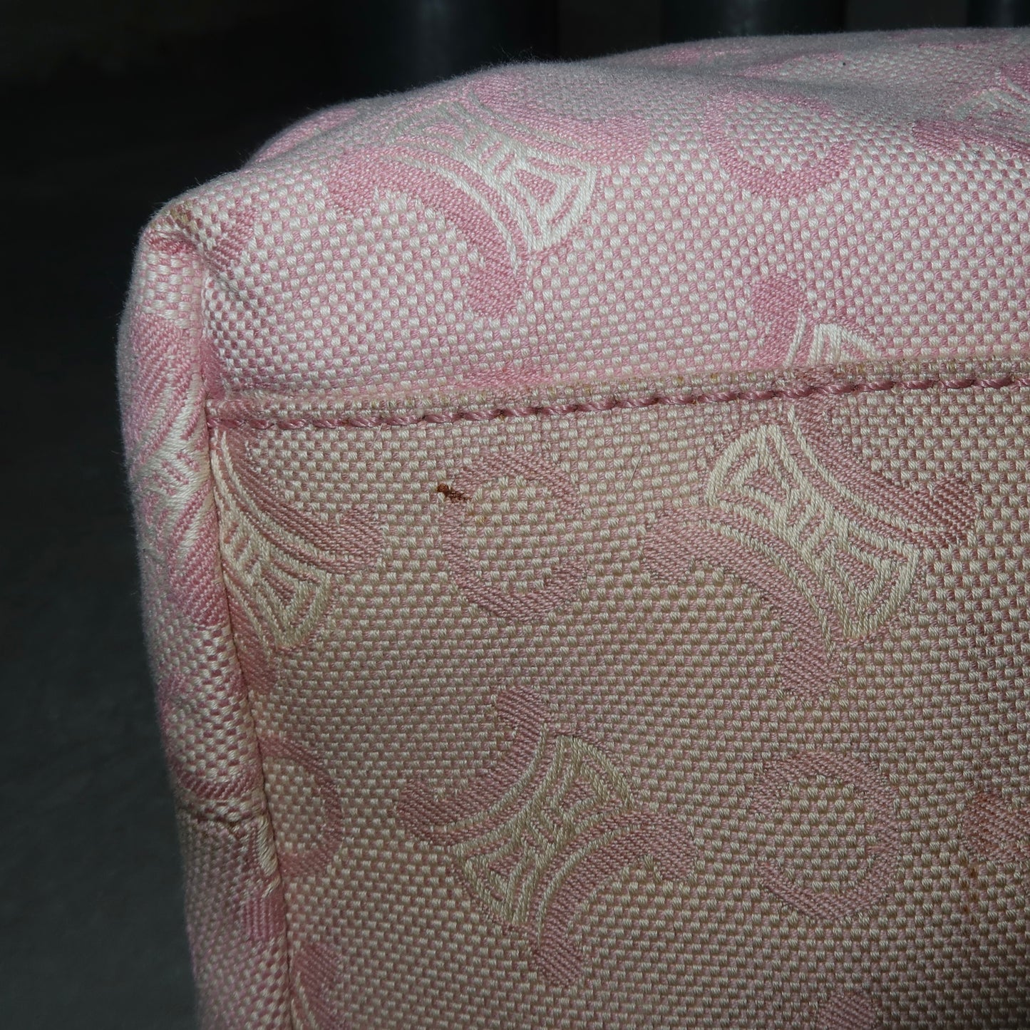 Celine Rabbit Fur Pink Macadam Bag