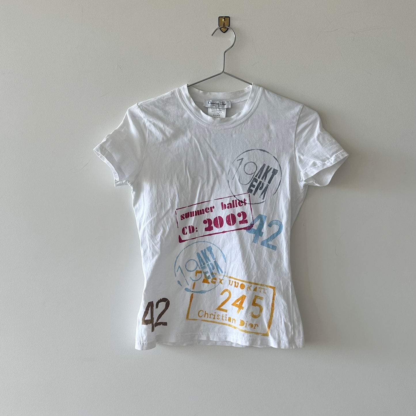 Dior 'DIOR ADDICT' Stamp Tee