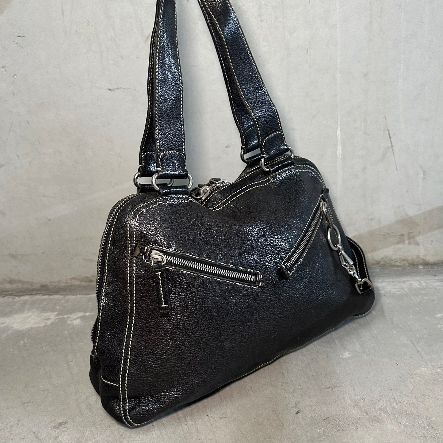 Prada Black Leather Handbag