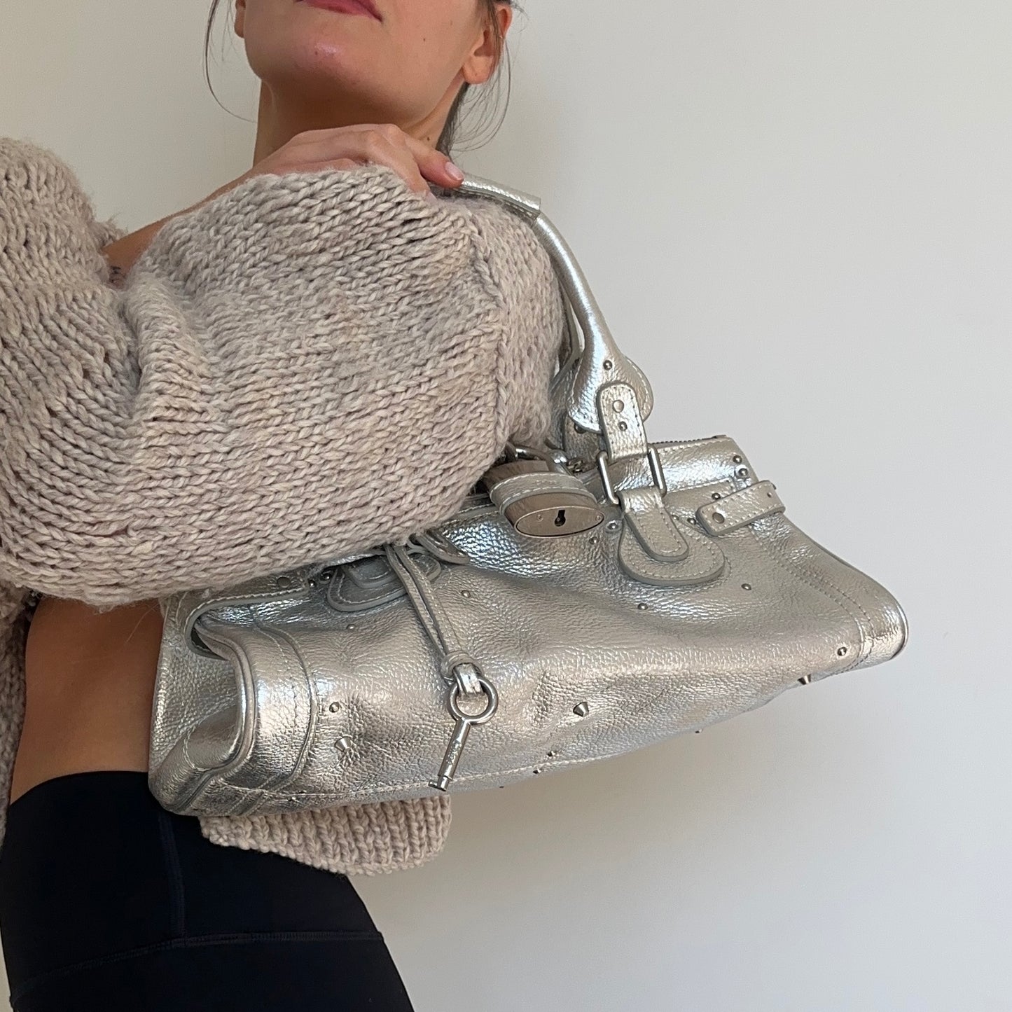 Chloé Silver Paddington Bag