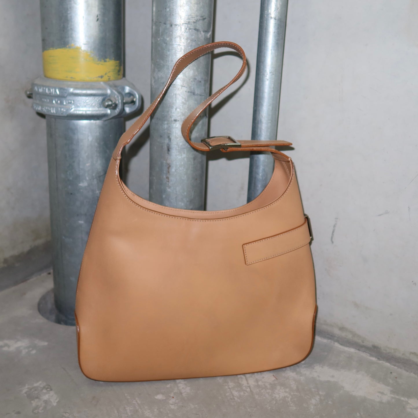 Salvatore Ferragamo Tan Gancini Bag