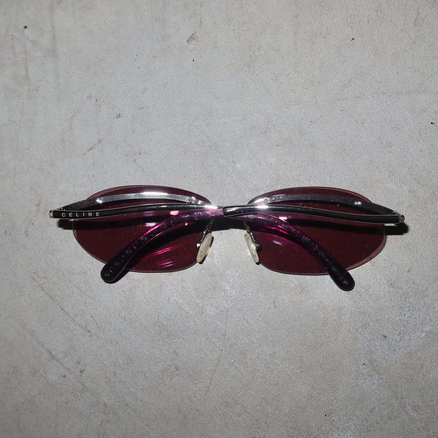 Celine Rare Logo Printed Sunglasses