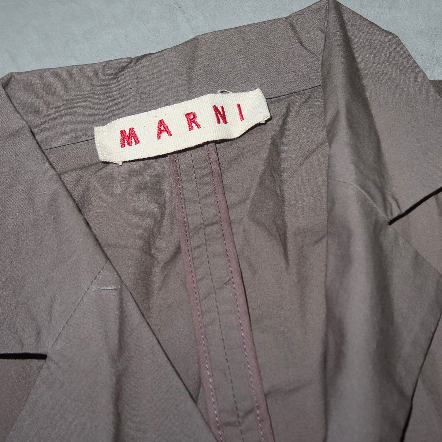 Marni Cotton Belted Cape