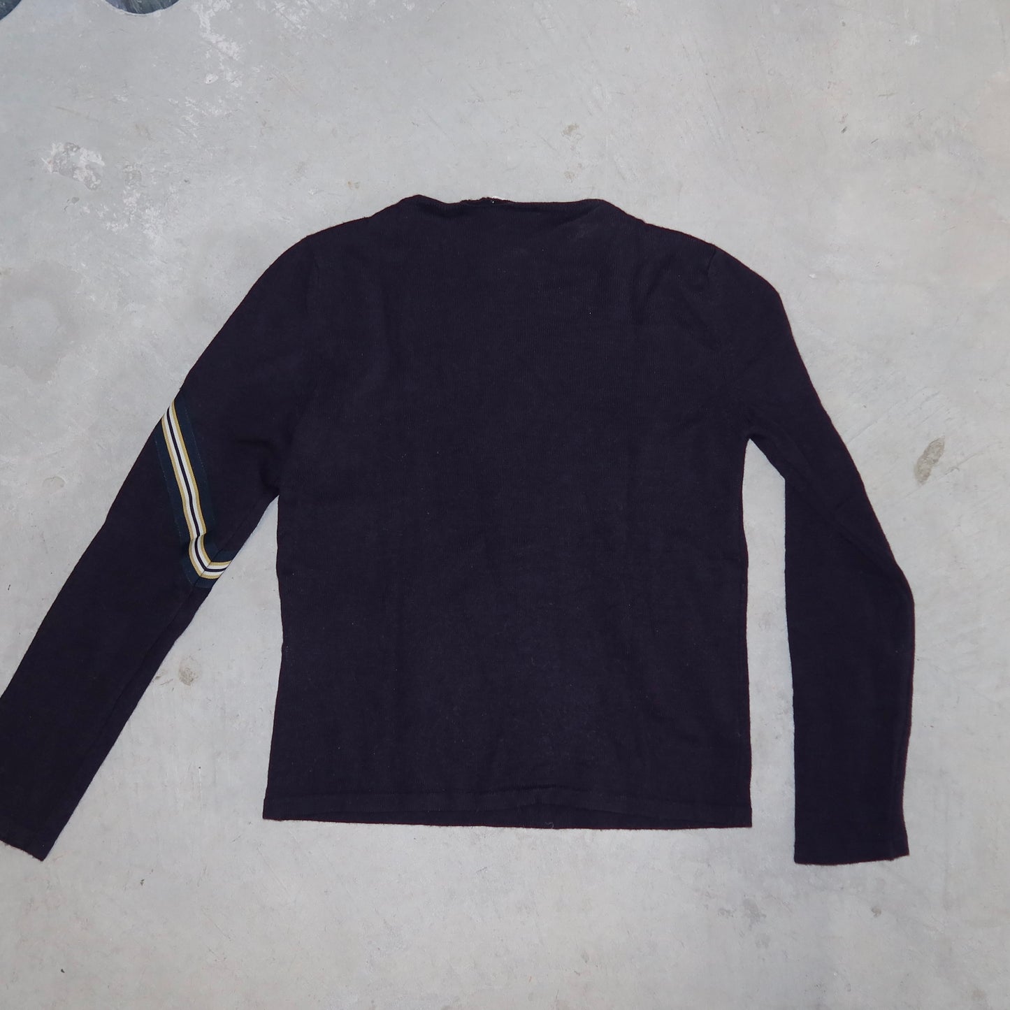Chloé AW2000 Merino Wool Varsity Stripe Sweater