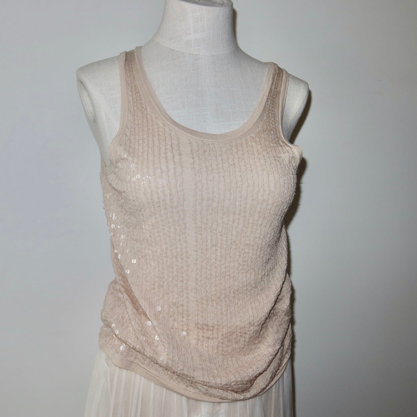 Chloé AW2006 Pink Sequin Tank