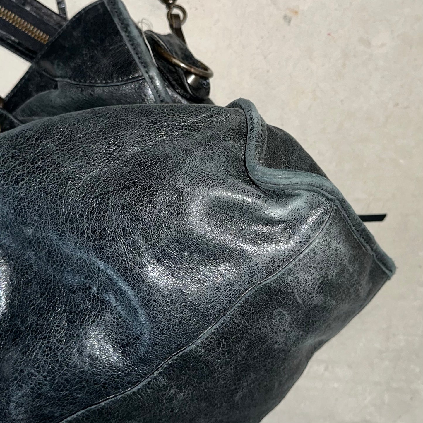 Balenciaga Black Motorcycle/City 2WAY Bag