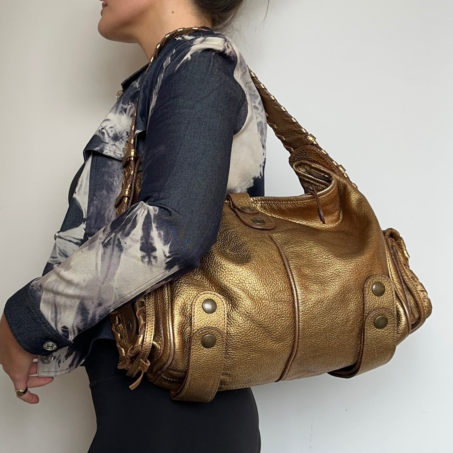 Chloé Gold Silverado Tote