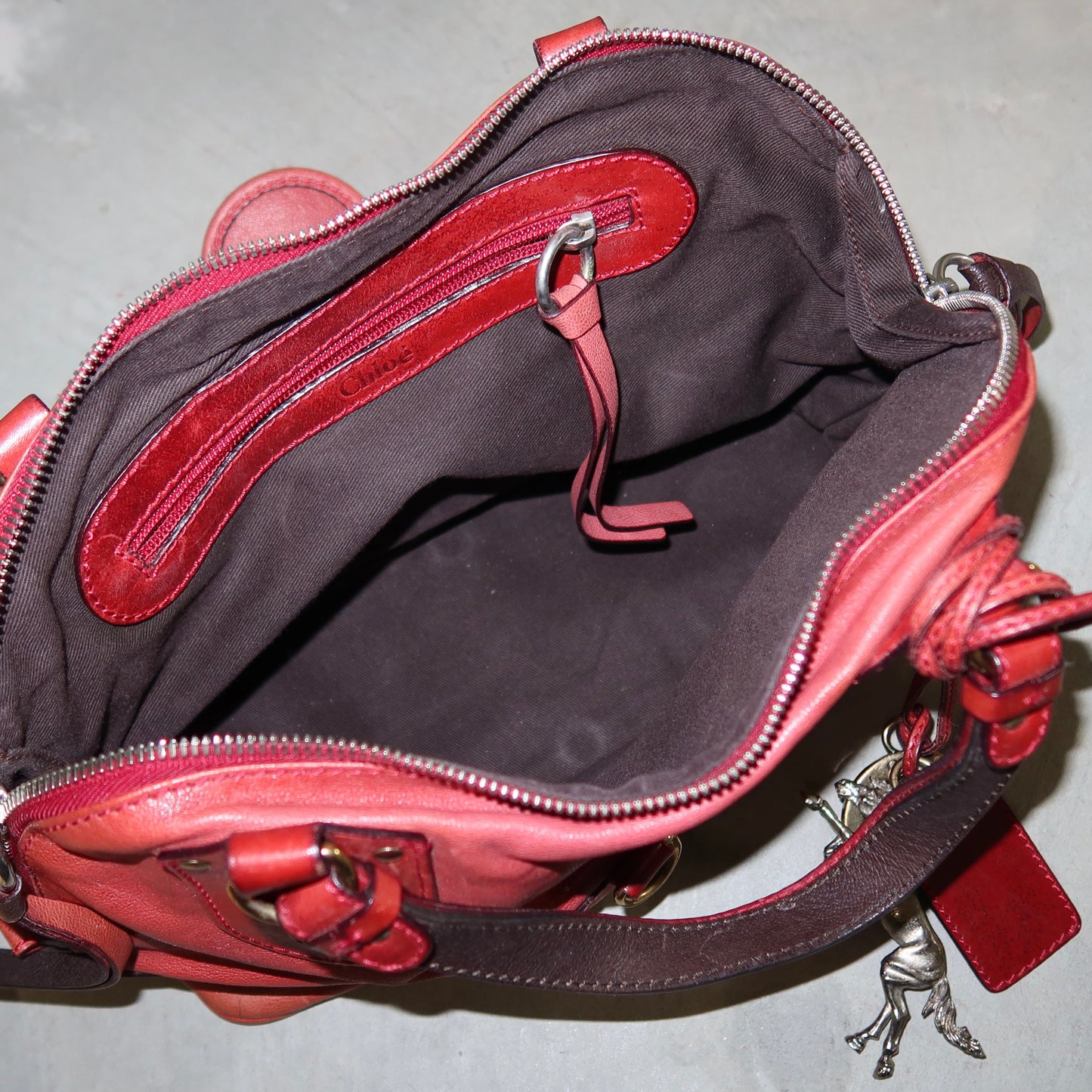 Chloé Faded Red Kerala Bag