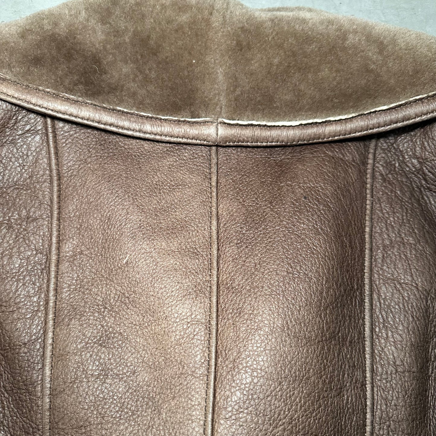 Blumarine Leather Shearling Jacket