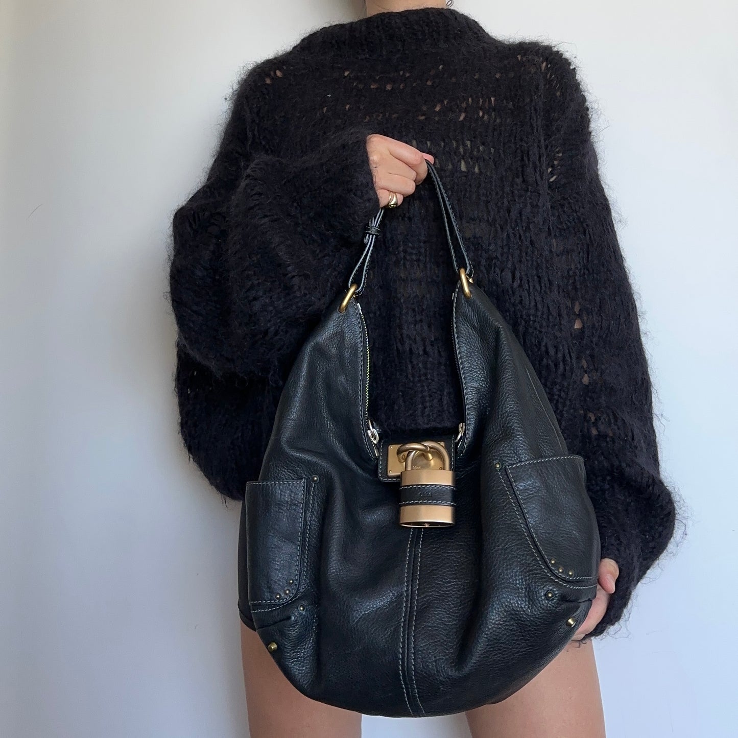 Chloe Black Crescent Paddingon