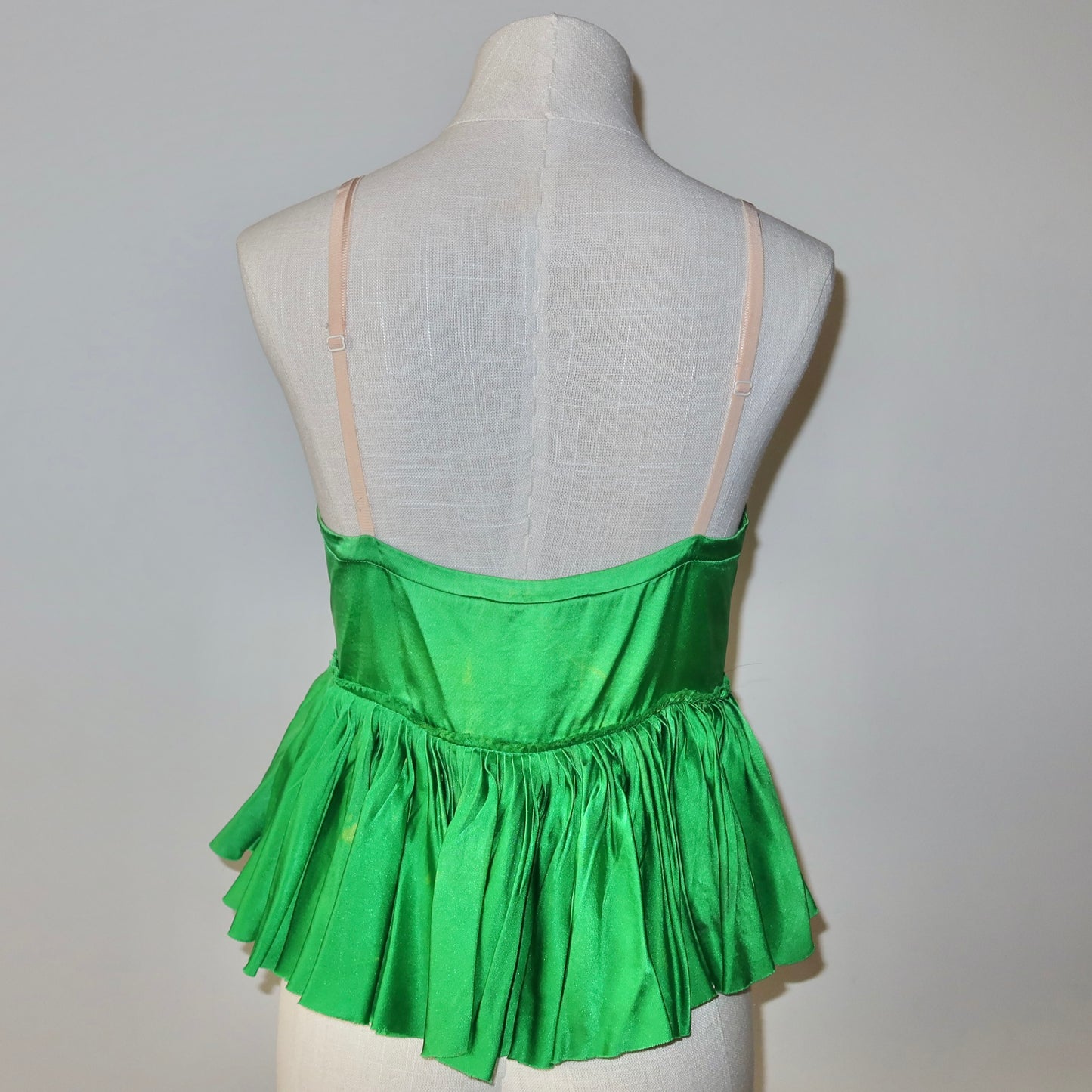 Chloé AW2004 Green Silk Top