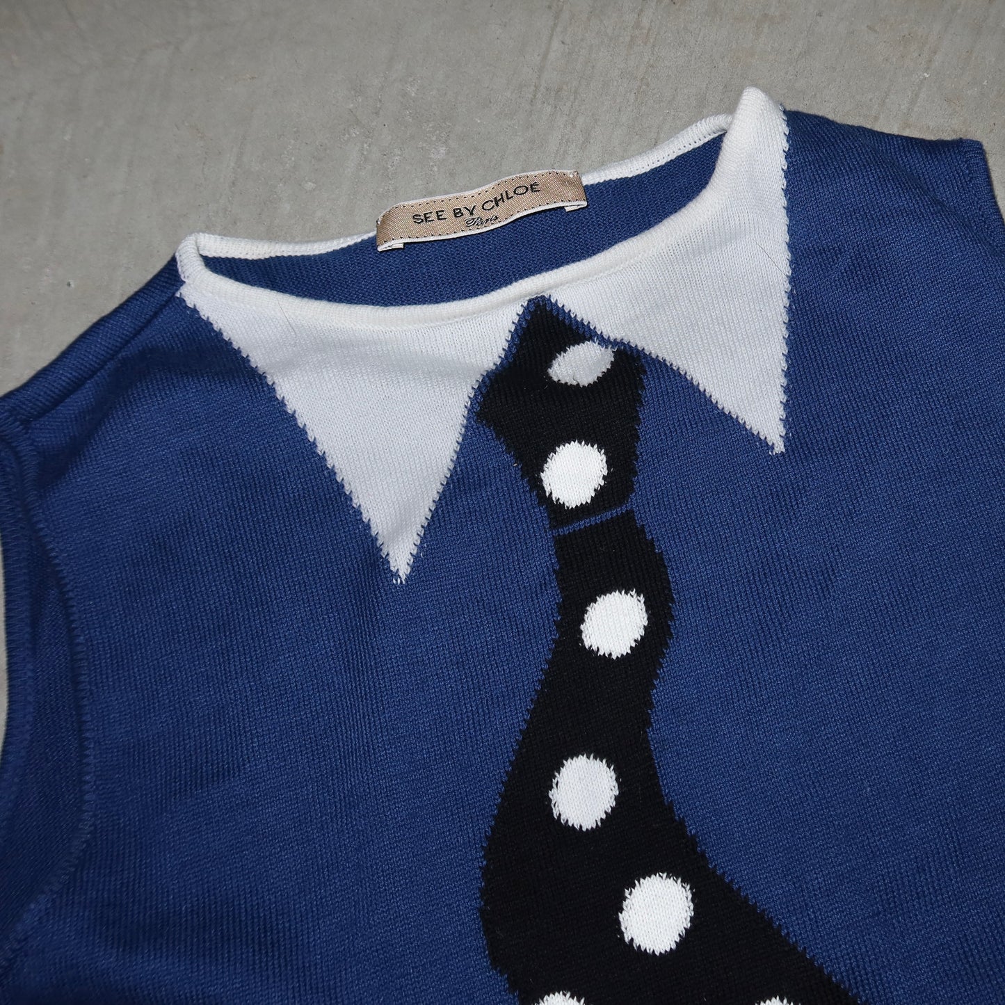 See by Chloé Shirt & Tie Top