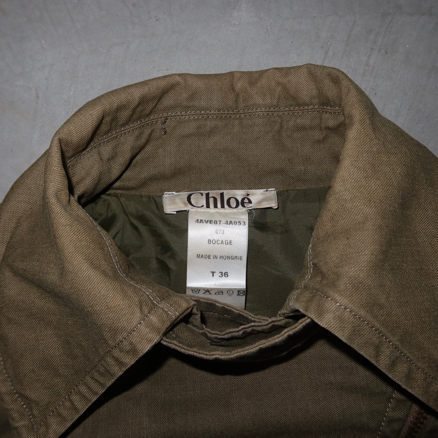 Chloé AW2004 Military Jacket