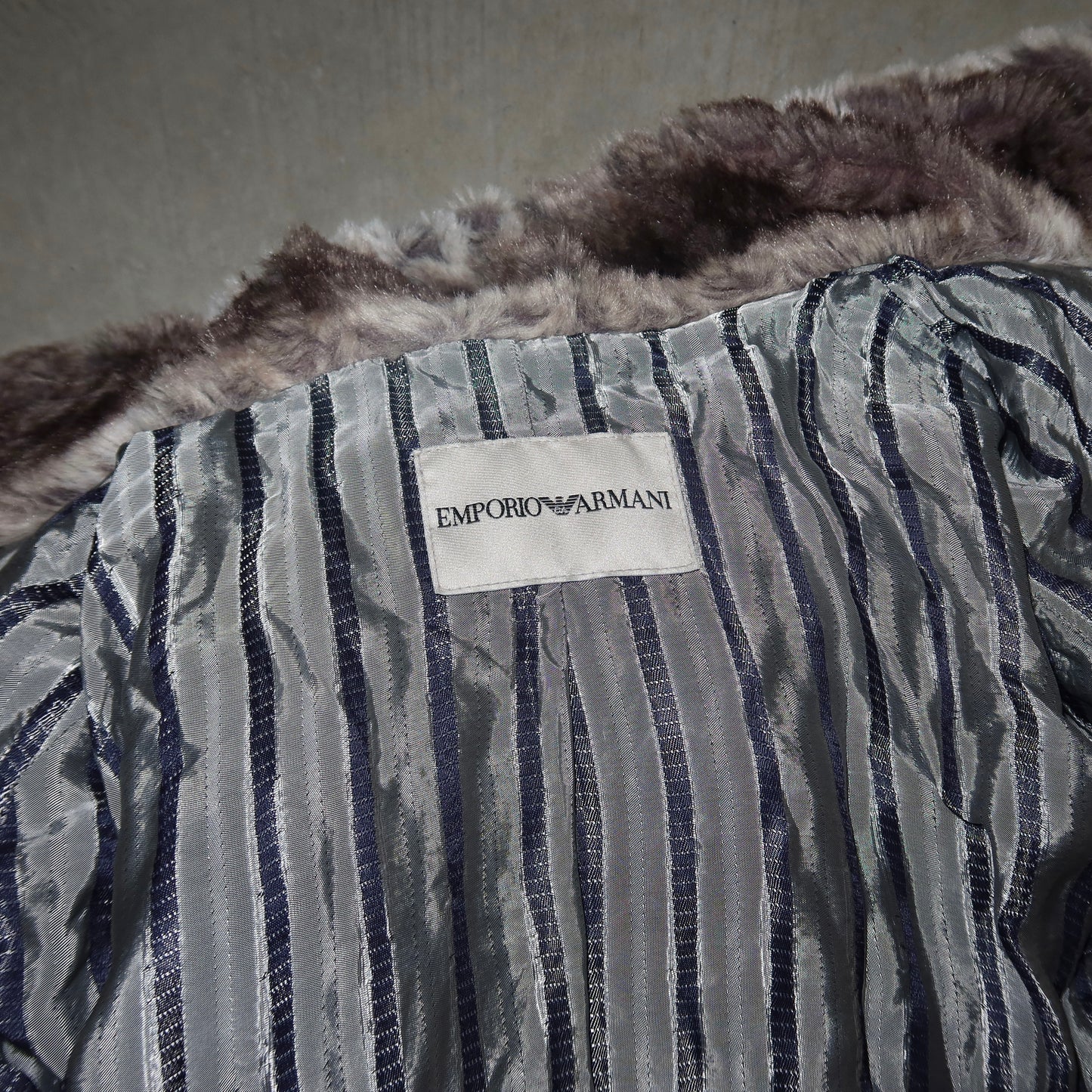 Emporio Armani AW2005 Faux Fur Coat