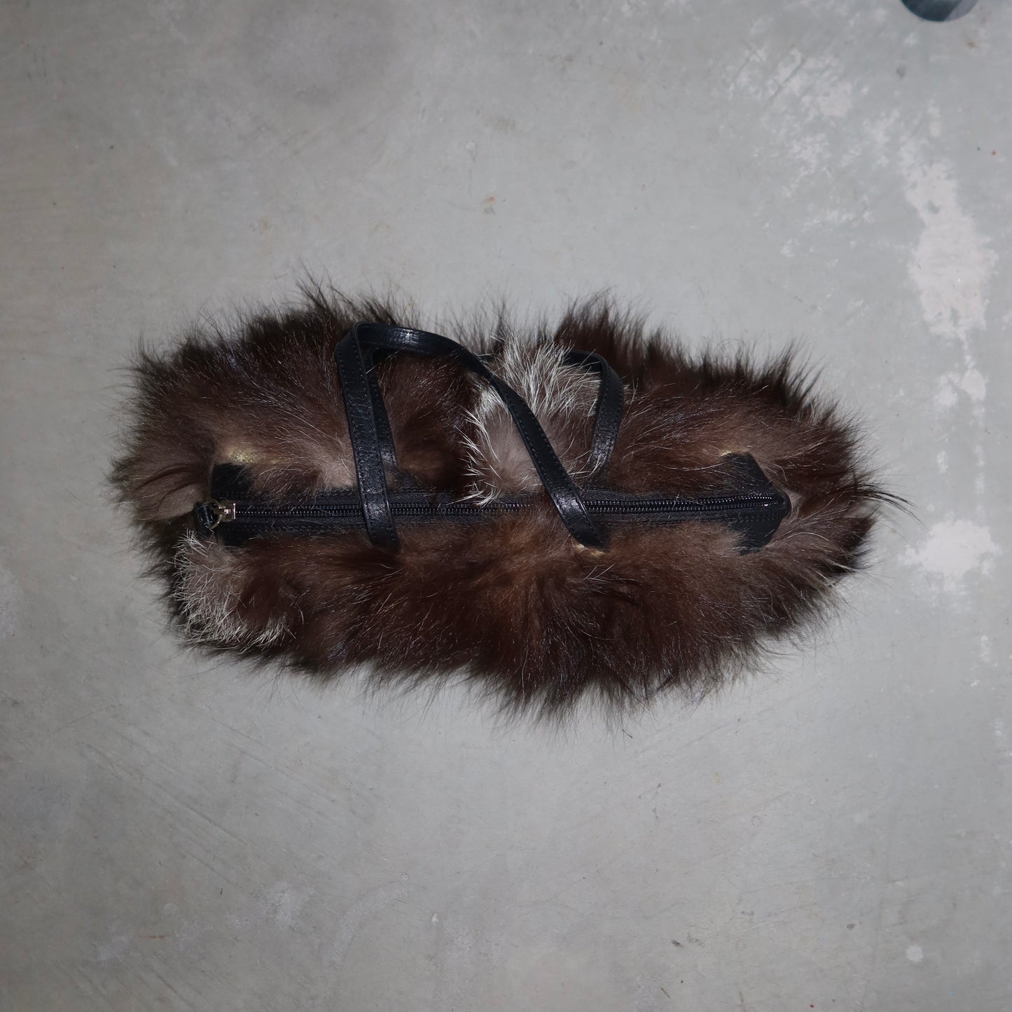Vintage Italian Made Real Fur Bag