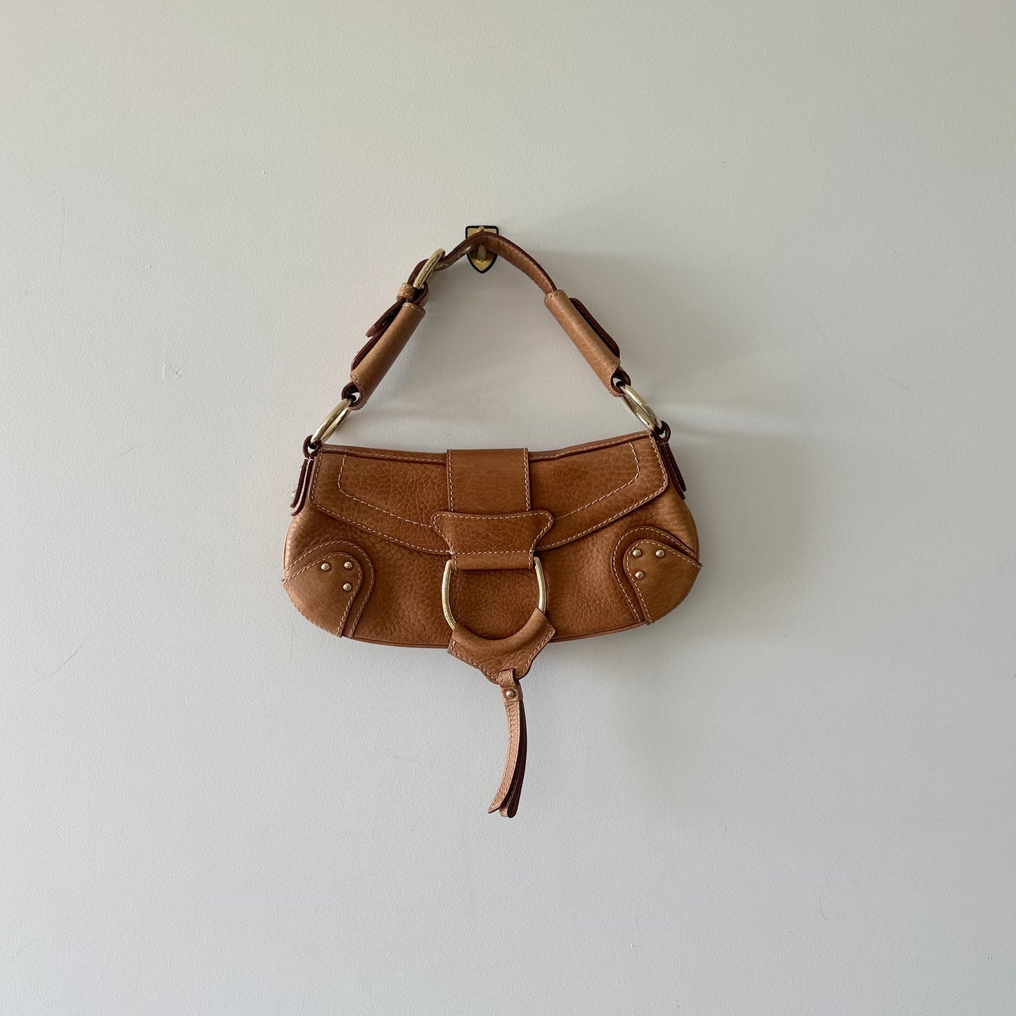 Dolce & Gabbana Classic Tan Leather Shoulder Bag