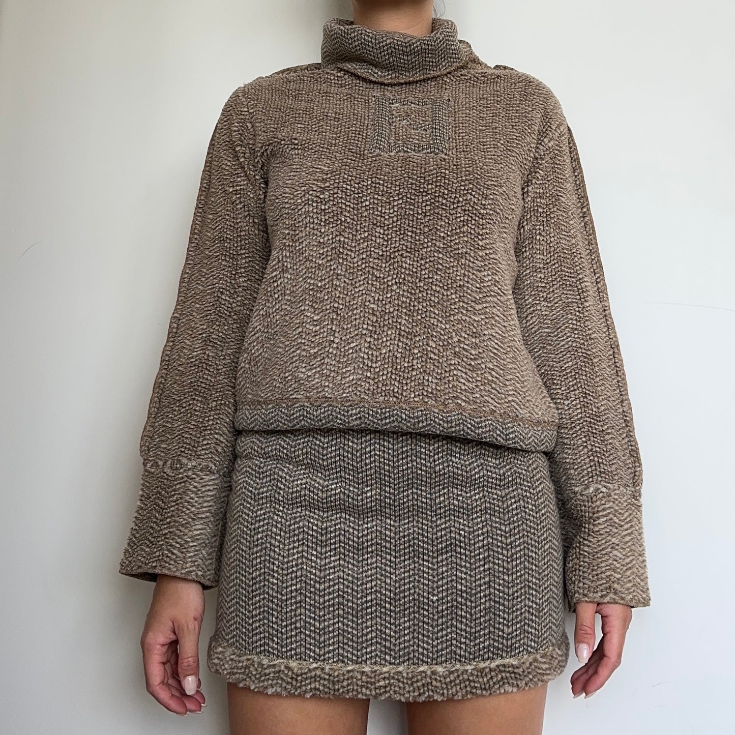 Fendi Knit Logo Two Piece