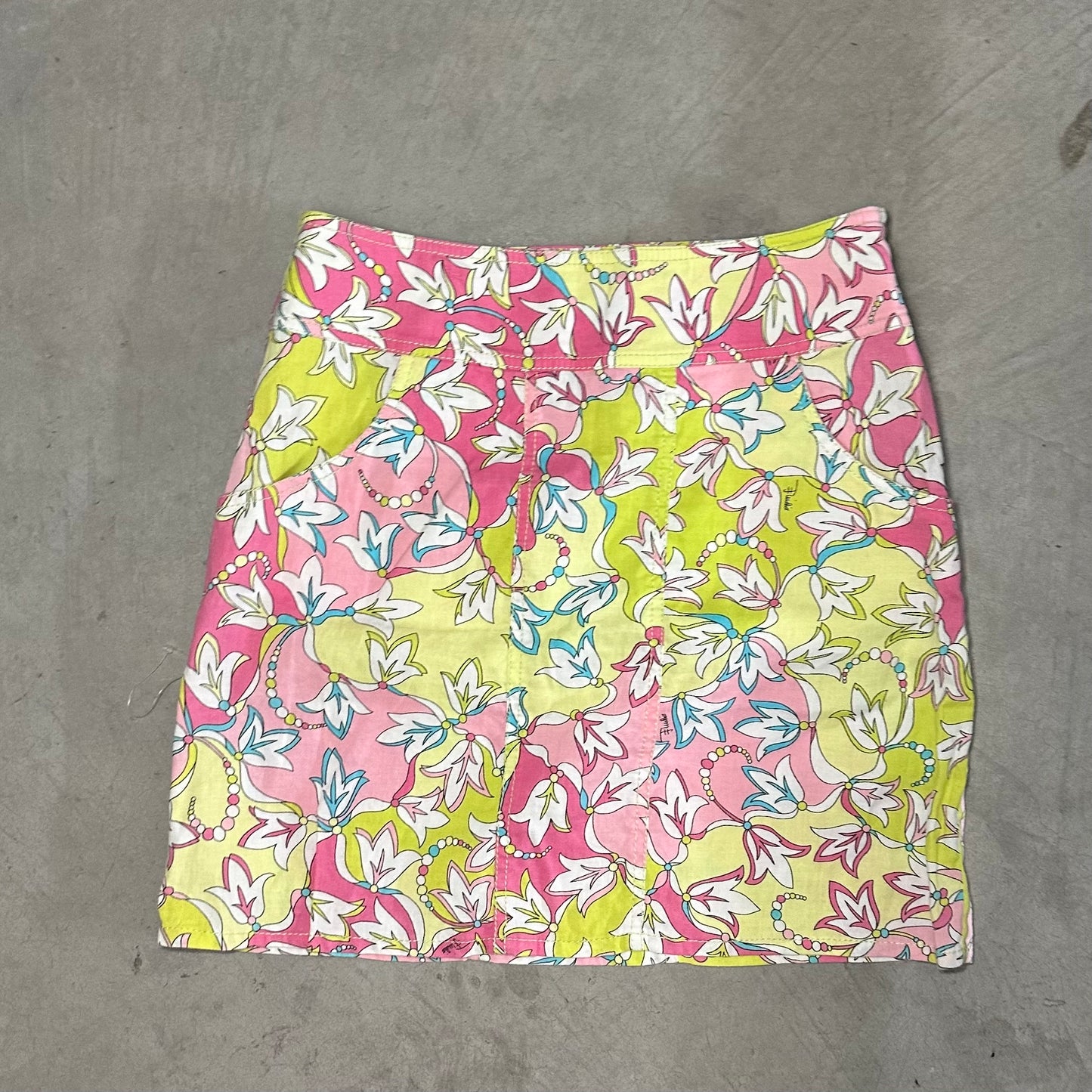 Emilio Pucci Printed Mini Skirt Set